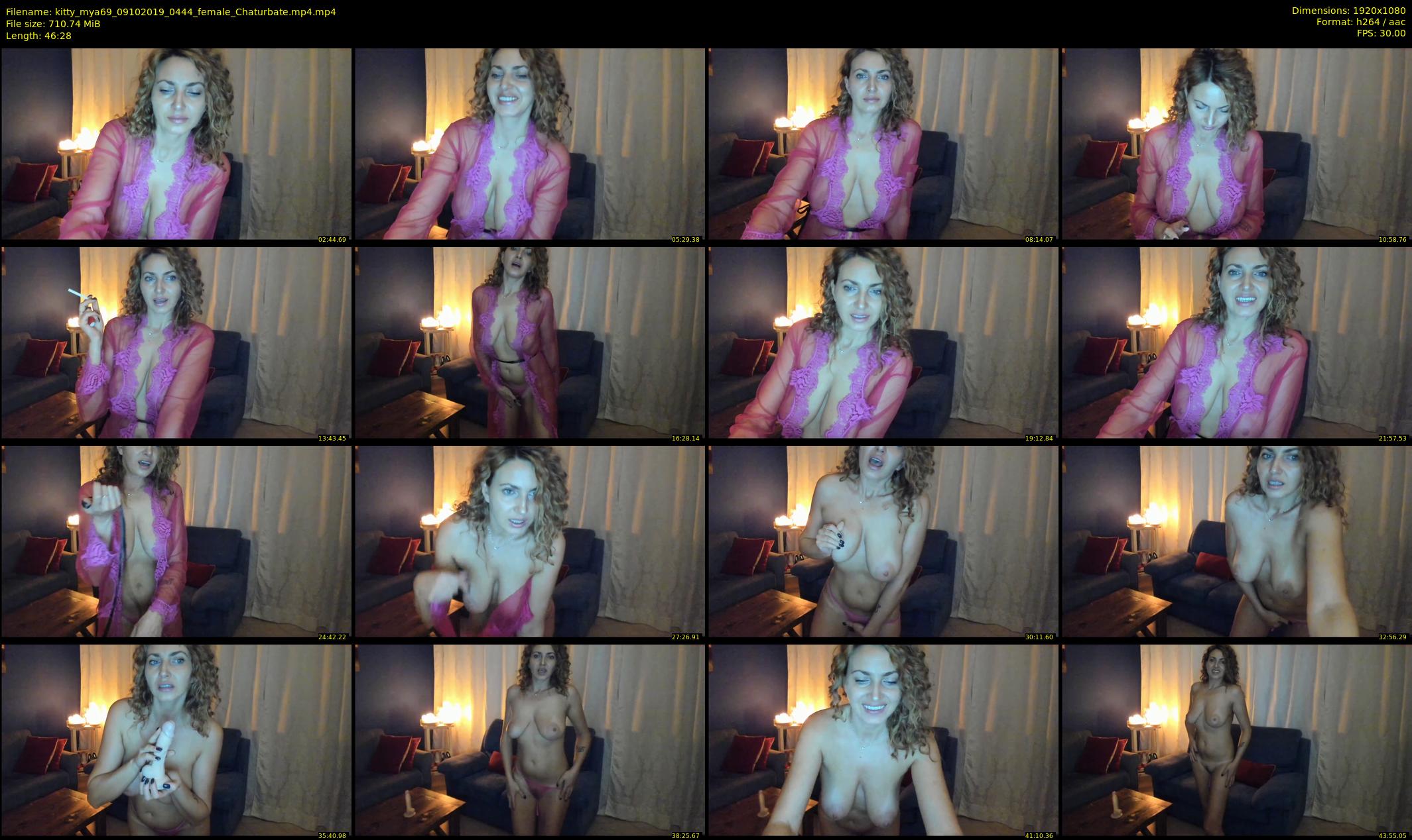 kitty_mya69 — 47 minute Chaturbate female cam show recording, 1080p, Oct 9, 2019