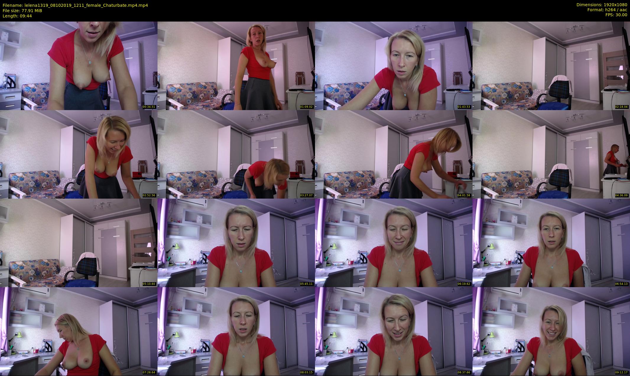 lelena1319 — 10 minute Chaturbate female cam show recording, 1080p, Oct 8, 2019