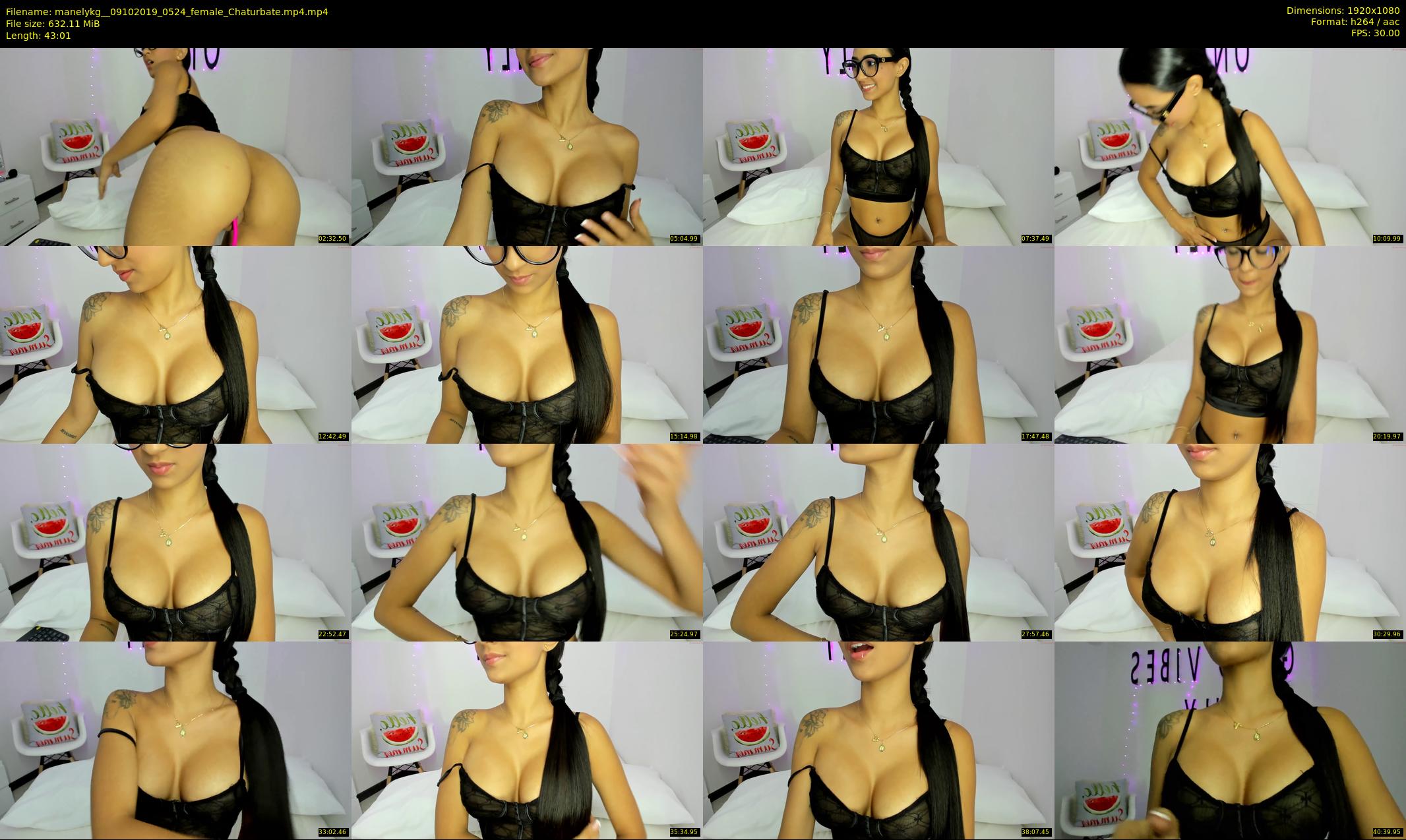 manelykg_ — 44 minute Chaturbate female cam show recording, 1080p, Oct 9, 2019