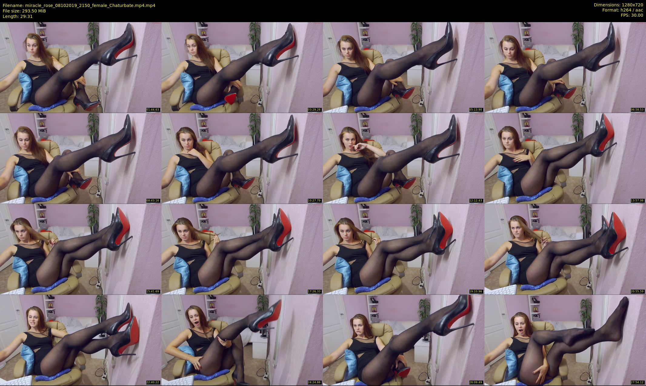 miracle_rose — 30 minute Chaturbate female cam show recording, 720p, Oct 8, 2019