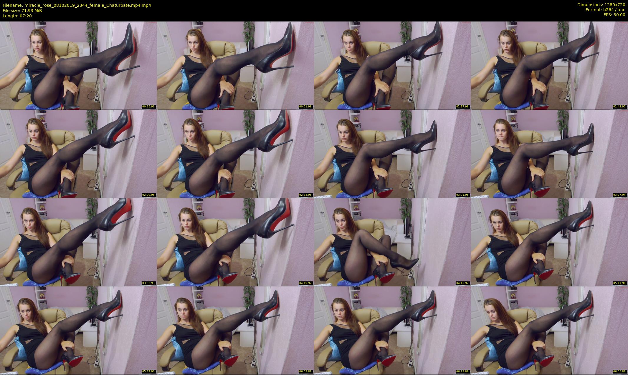 miracle_rose — 8 minute Chaturbate female cam show recording, 720p, Oct 8, 2019