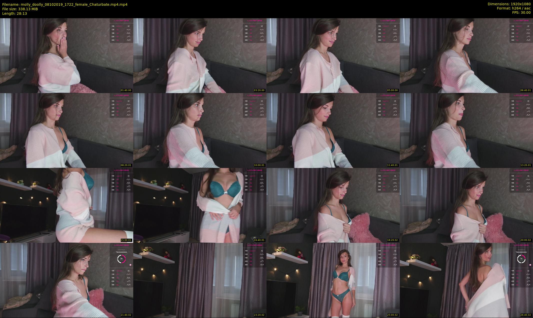 molly_doolly — 29 minute Chaturbate female cam show recording, 1080p, Oct 8, 2019