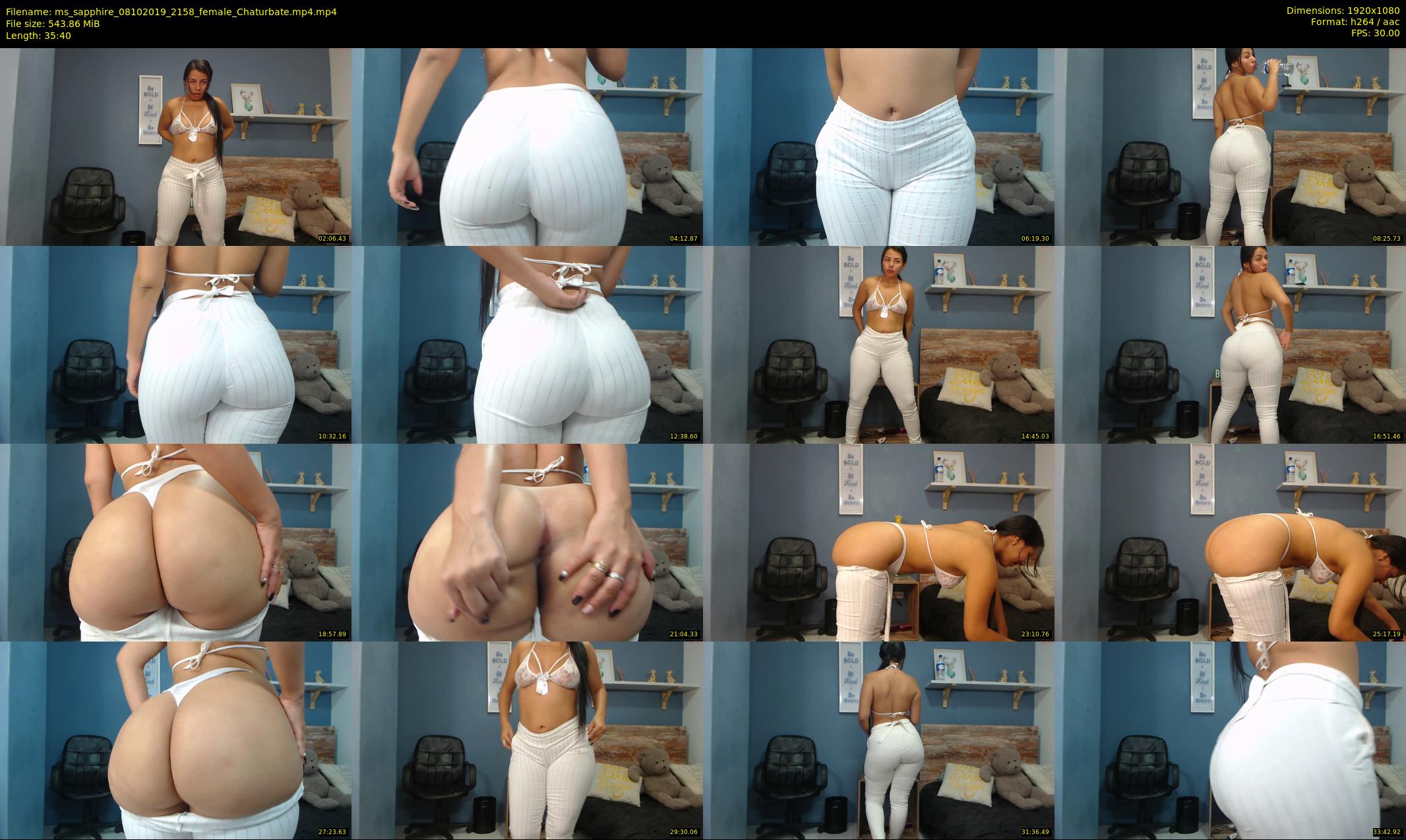 ms_sapphire — 36 minute Chaturbate female cam show recording, 1080p, Oct 8, 2019