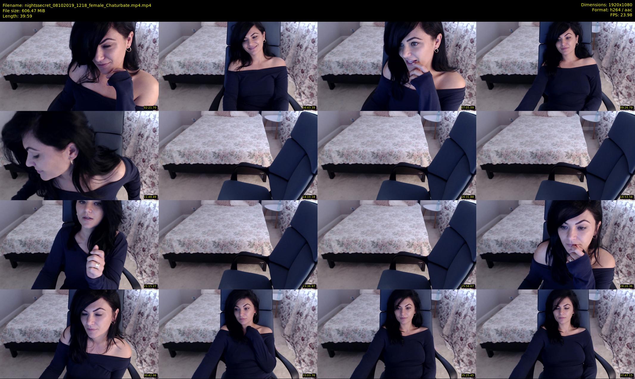 nightssecret — 40 minute Chaturbate female cam show recording, 1080p, Oct 8, 2019