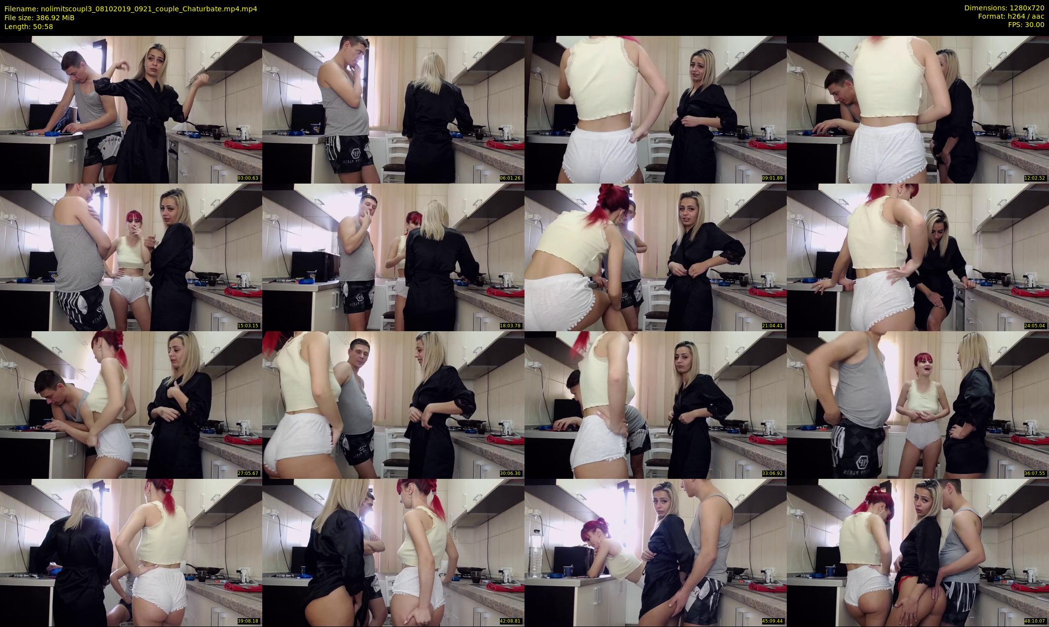 nolimitscoupl3 — 51 minute Chaturbate couple cam show recording, 720p, Oct 8, 2019
