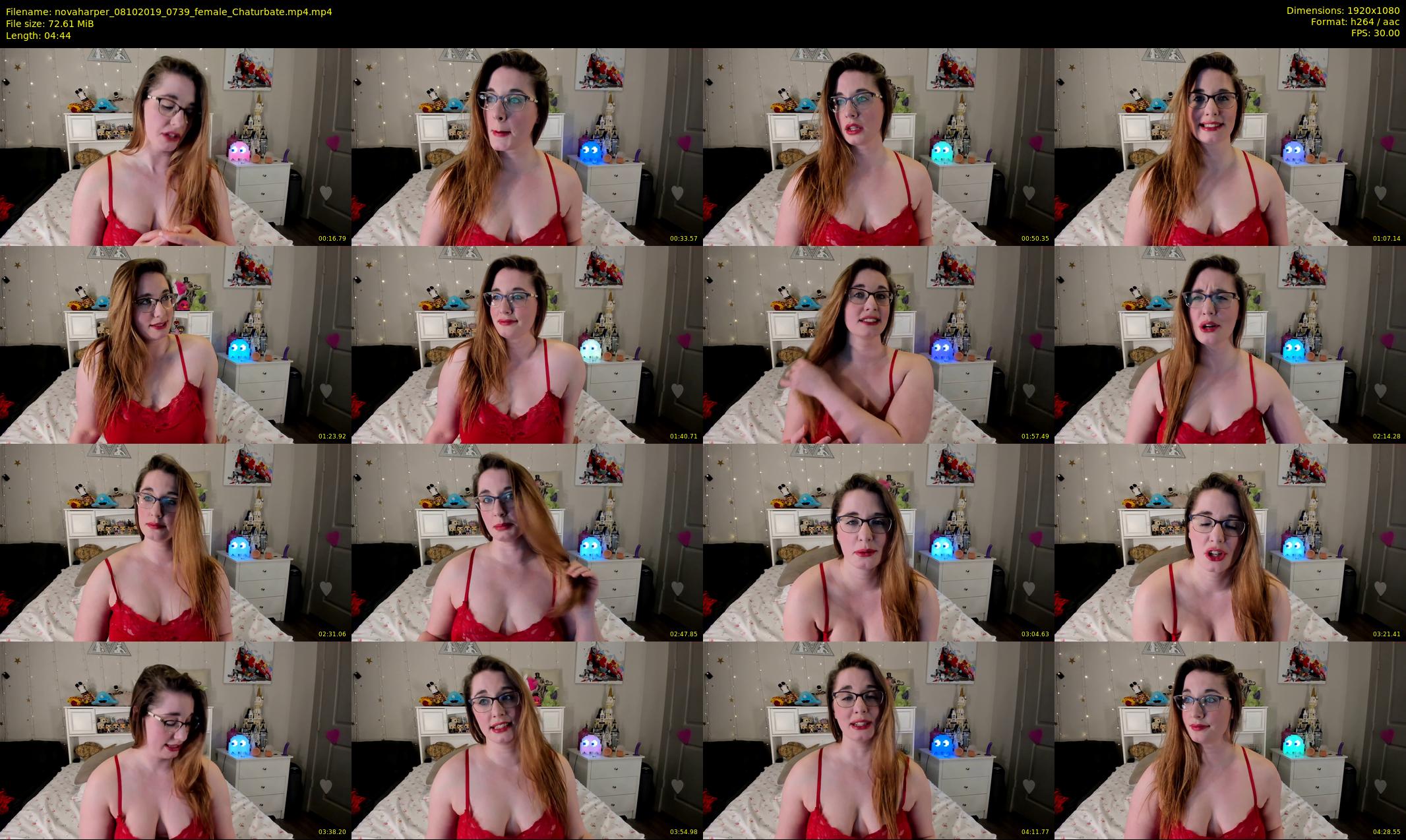novaharper — 5 minute Chaturbate female cam show recording, 1080p, Oct 8, 2019