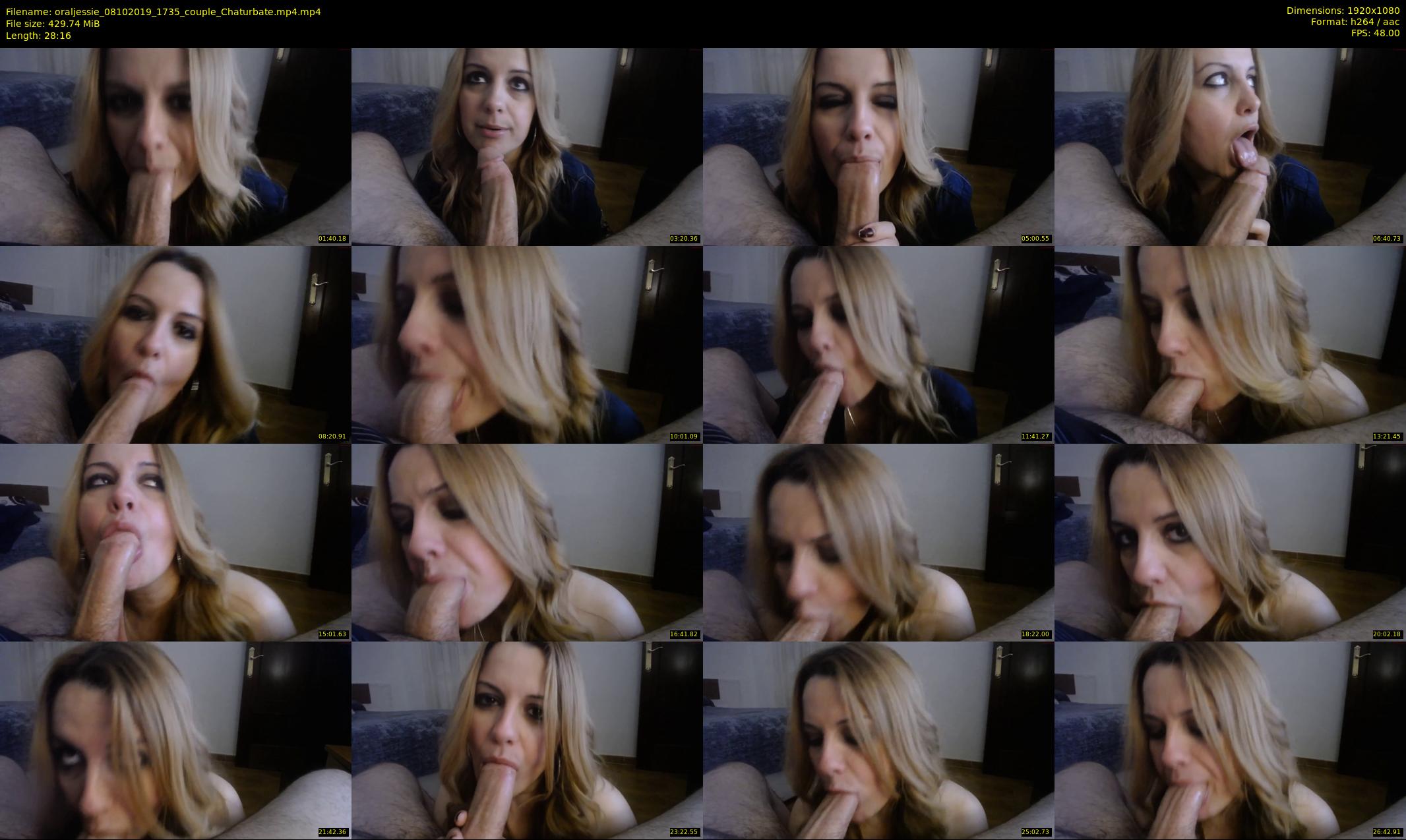 oraljessie — 29 minute Chaturbate couple cam show recording, 1080p, Oct 8, 2019