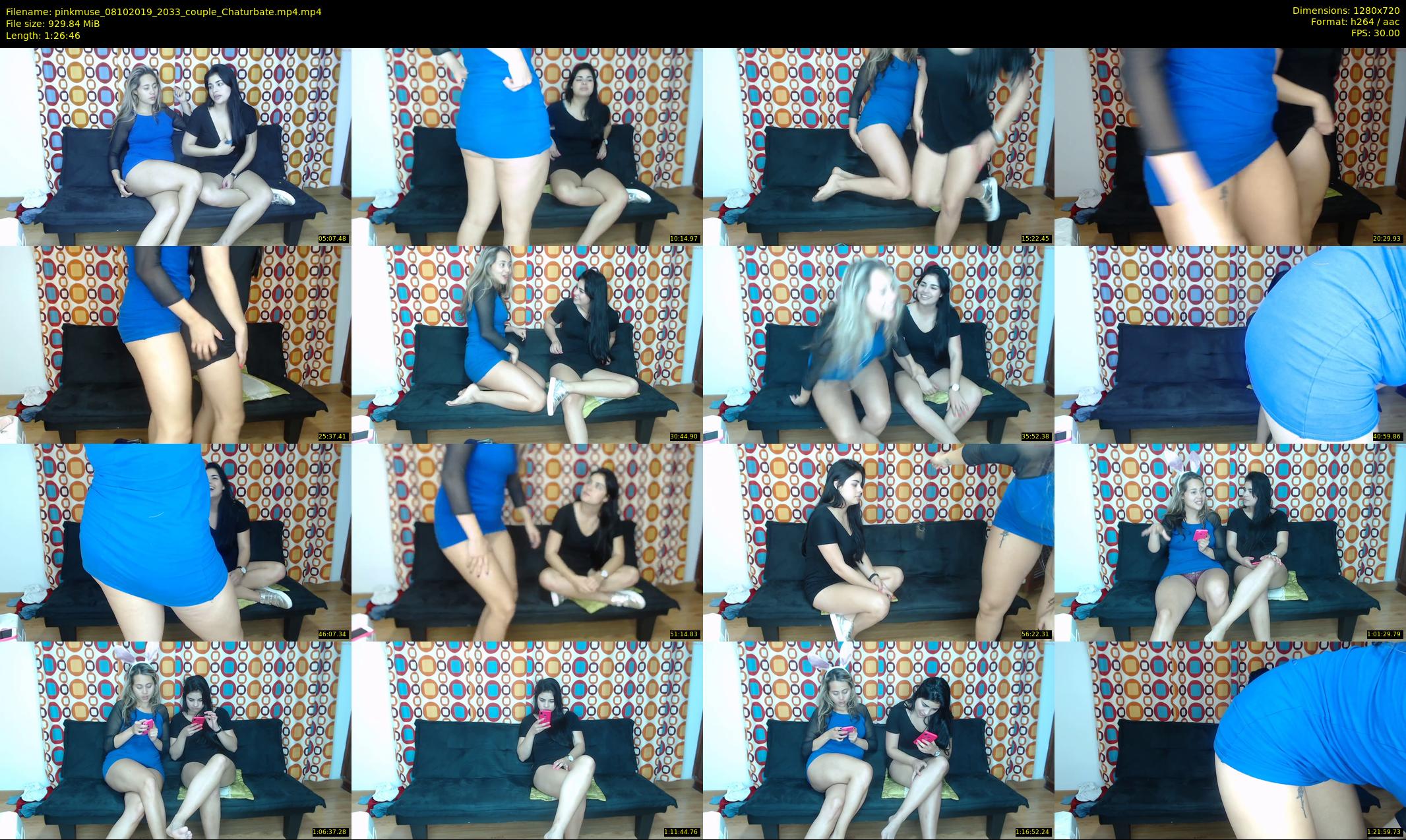 pinkmuse — 87 minute Chaturbate couple cam show recording, 720p, Oct 8, 2019