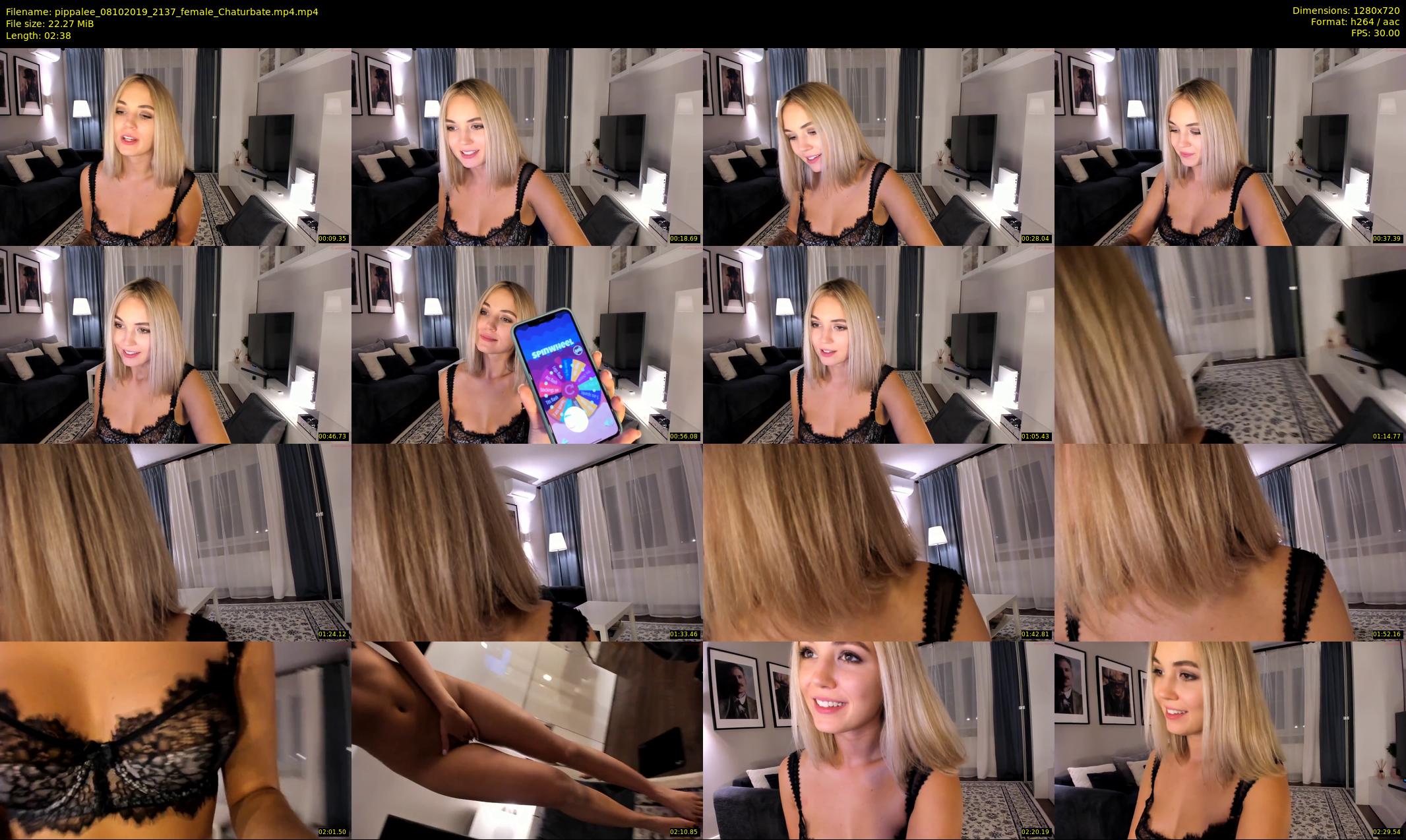 pippalee — 3 minute Chaturbate female cam show recording, 720p, Oct 8, 2019