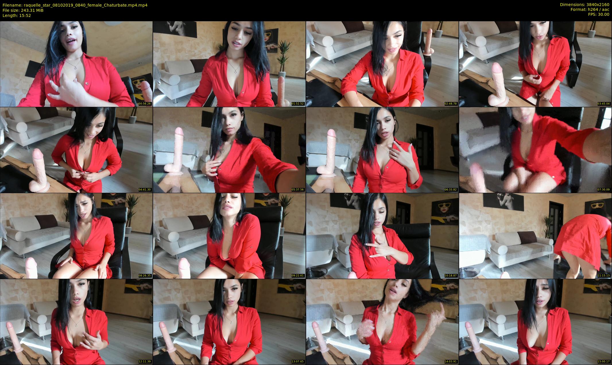 raquelle_star — 16 minute Chaturbate couple cam show recording, 4K, Oct 8, 2019