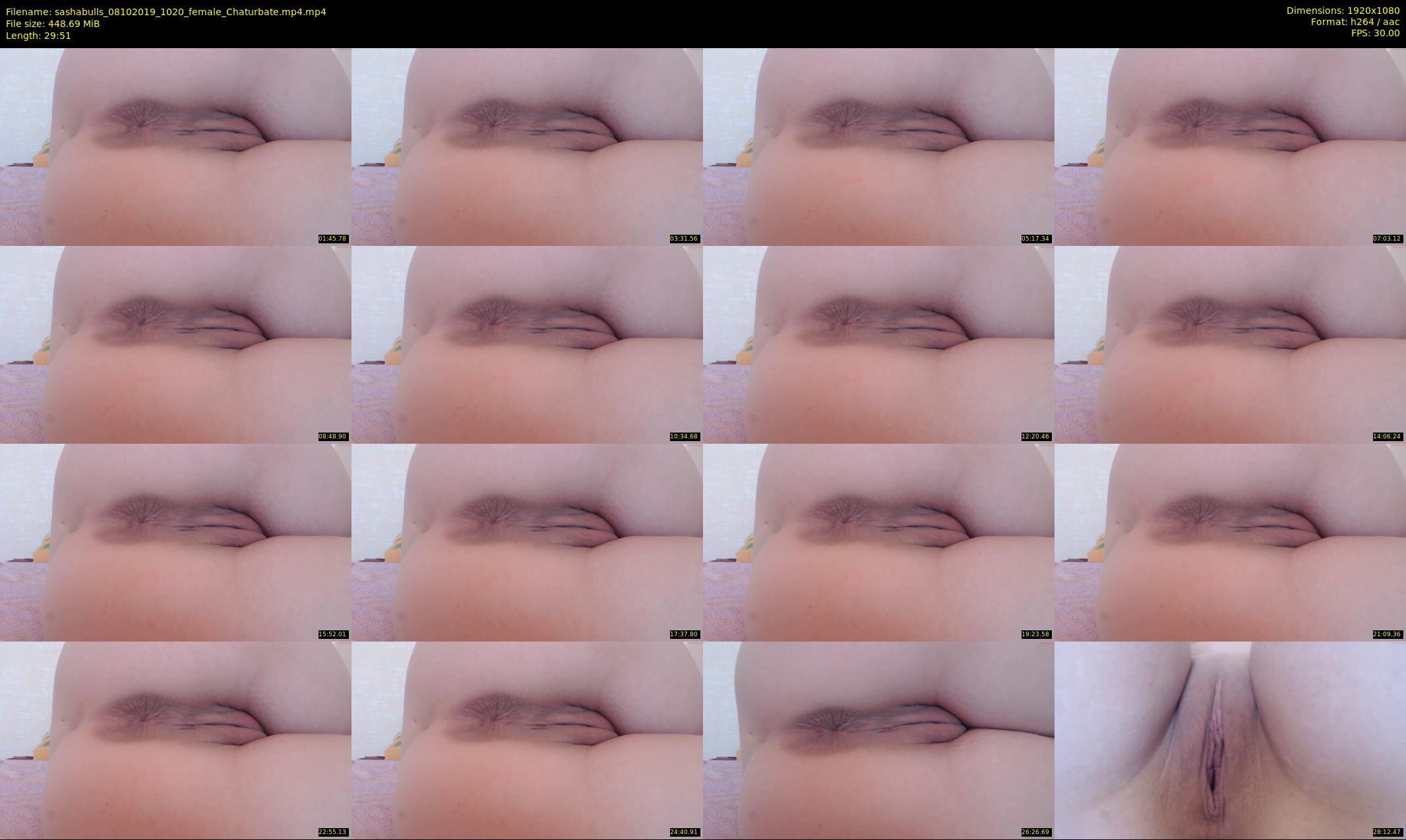 sashabulls — 30 minute Chaturbate couple cam show recording, 1080p, Oct 8, 2019