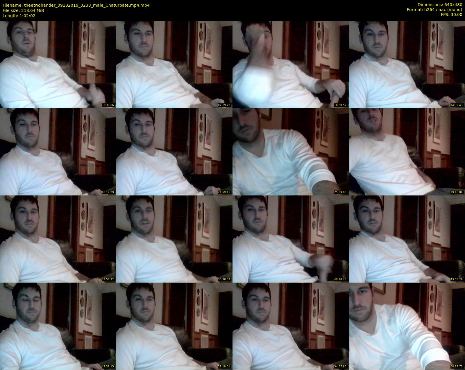 theetwohander — 63 minute Chaturbate male cam show recording, 480p, Oct 9, 2019