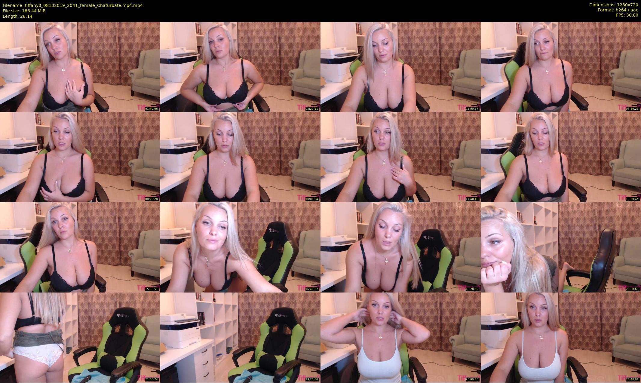 tiffany0 — 29 minute Chaturbate female cam show recording, 720p, Oct 8, 2019