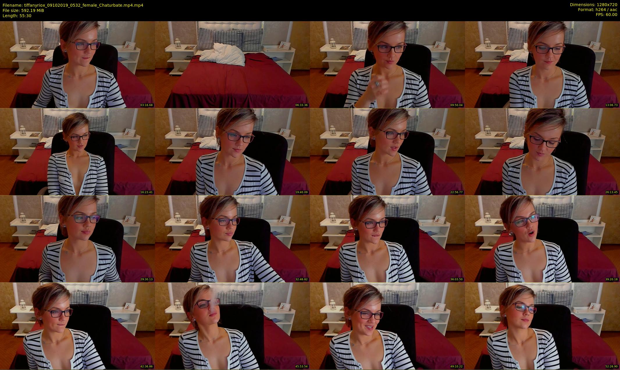 tiffanyriox — 56 minute Chaturbate female cam show recording, 720p, Oct 9, 2019