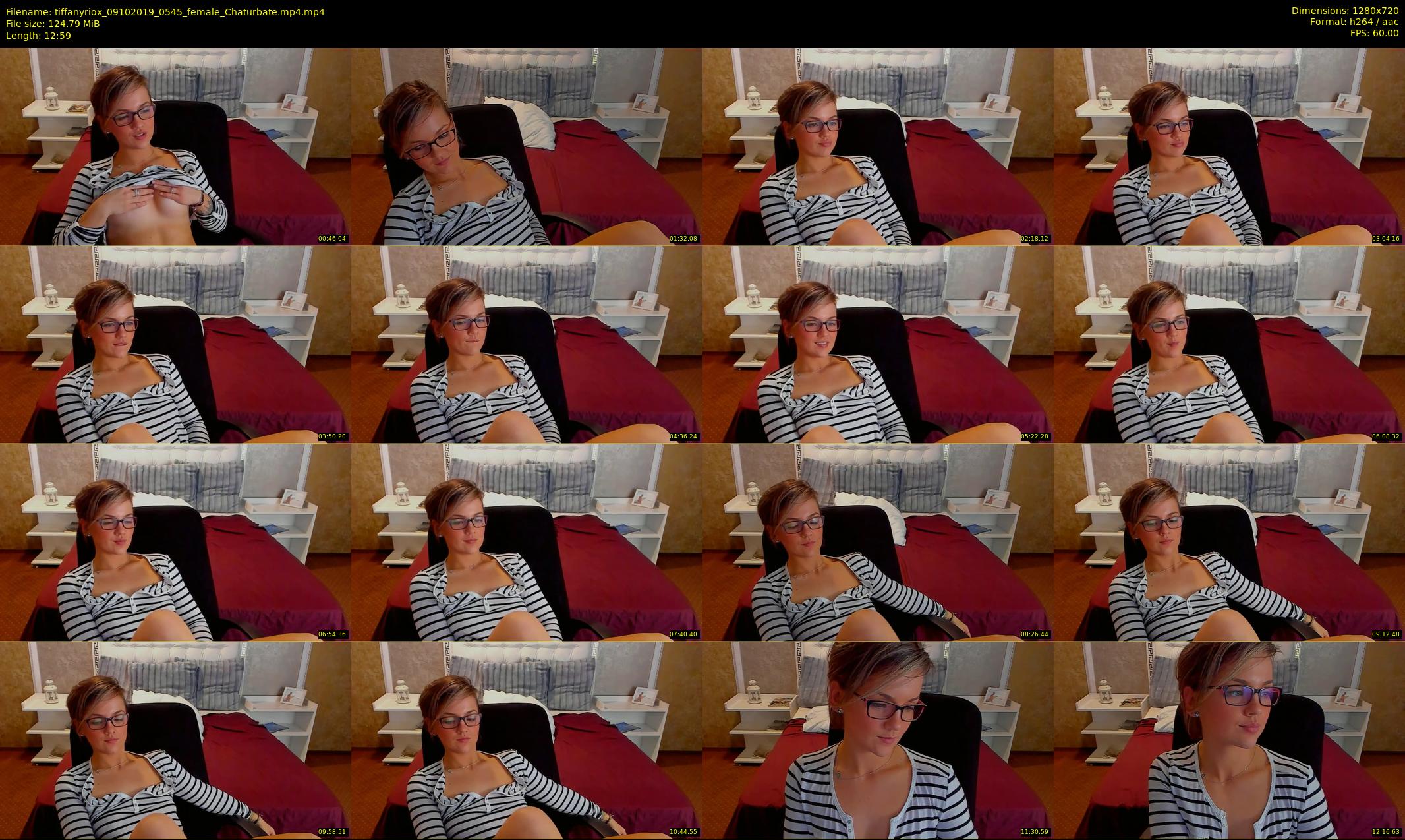 tiffanyriox — 13 minute Chaturbate female cam show recording, 720p, Oct 9, 2019