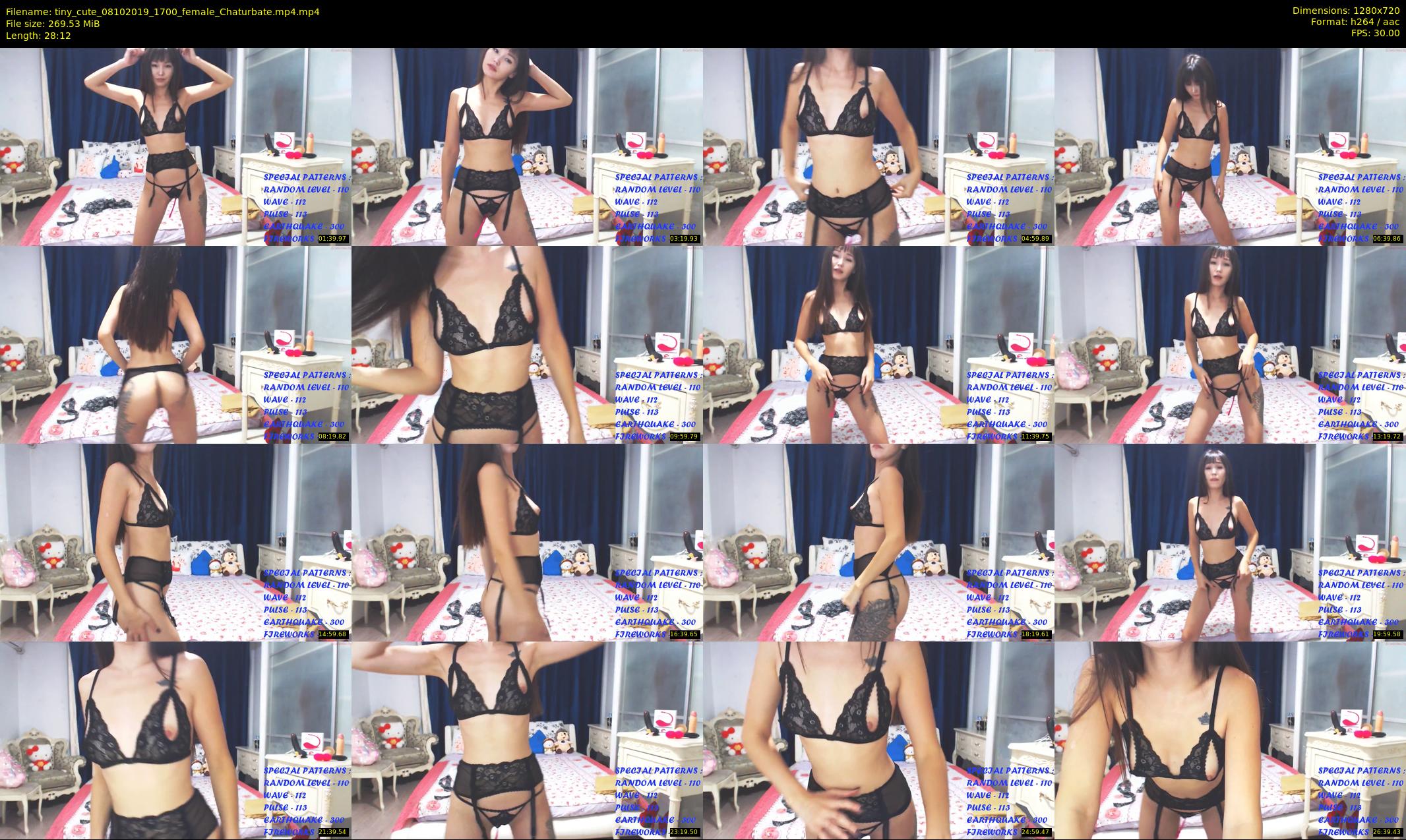 tiny_cute — 29 minute Chaturbate female cam show recording, 720p, Oct 8, 2019