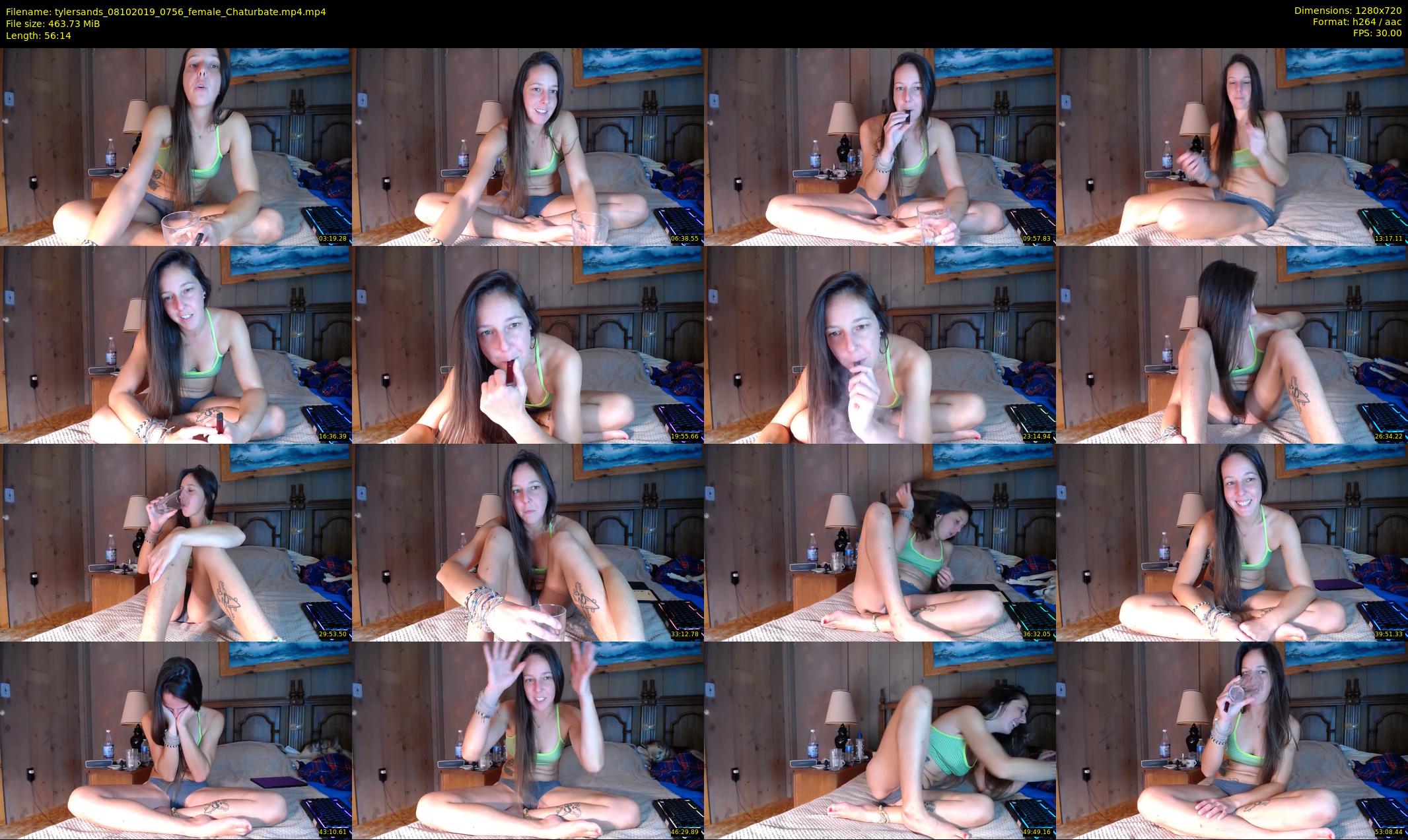 tylersands — 57 minute Chaturbate female cam show recording, 720p, Oct 8, 2019