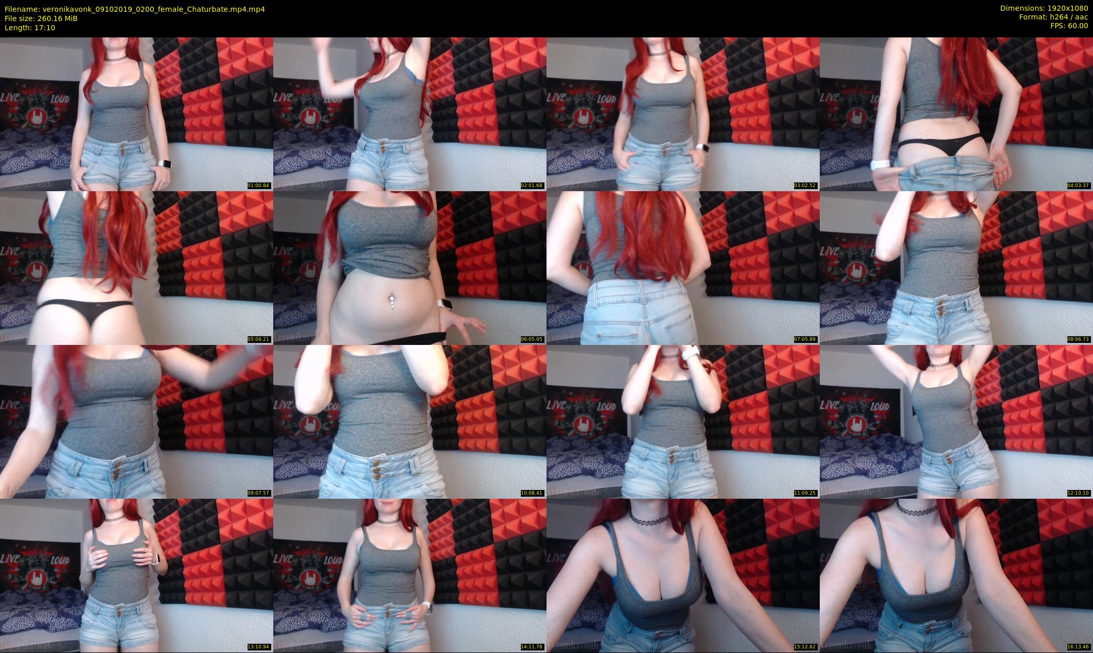 veronikavonk — 18 minute Chaturbate female cam show recording, 1080p, Oct 9, 2019