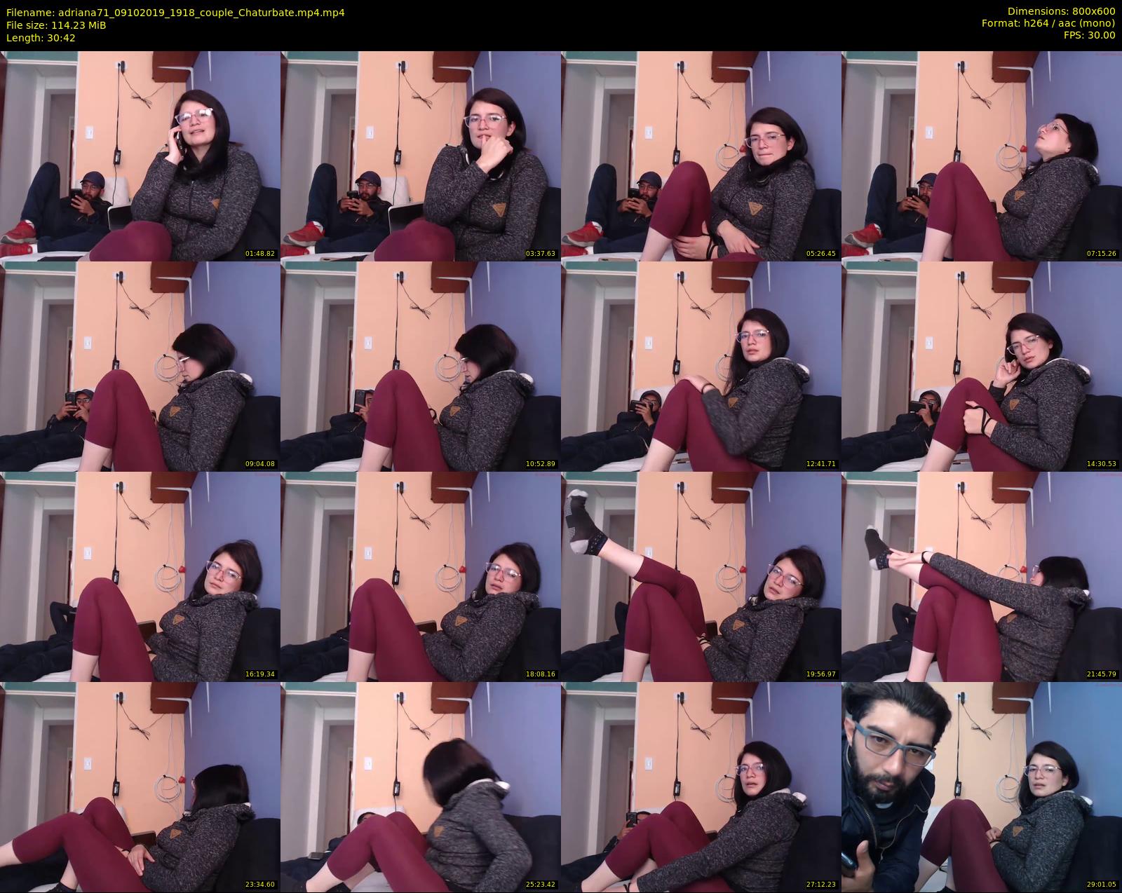 adriana71 — 31 minute Chaturbate couple cam show recording, 480p, Oct 9, 2019