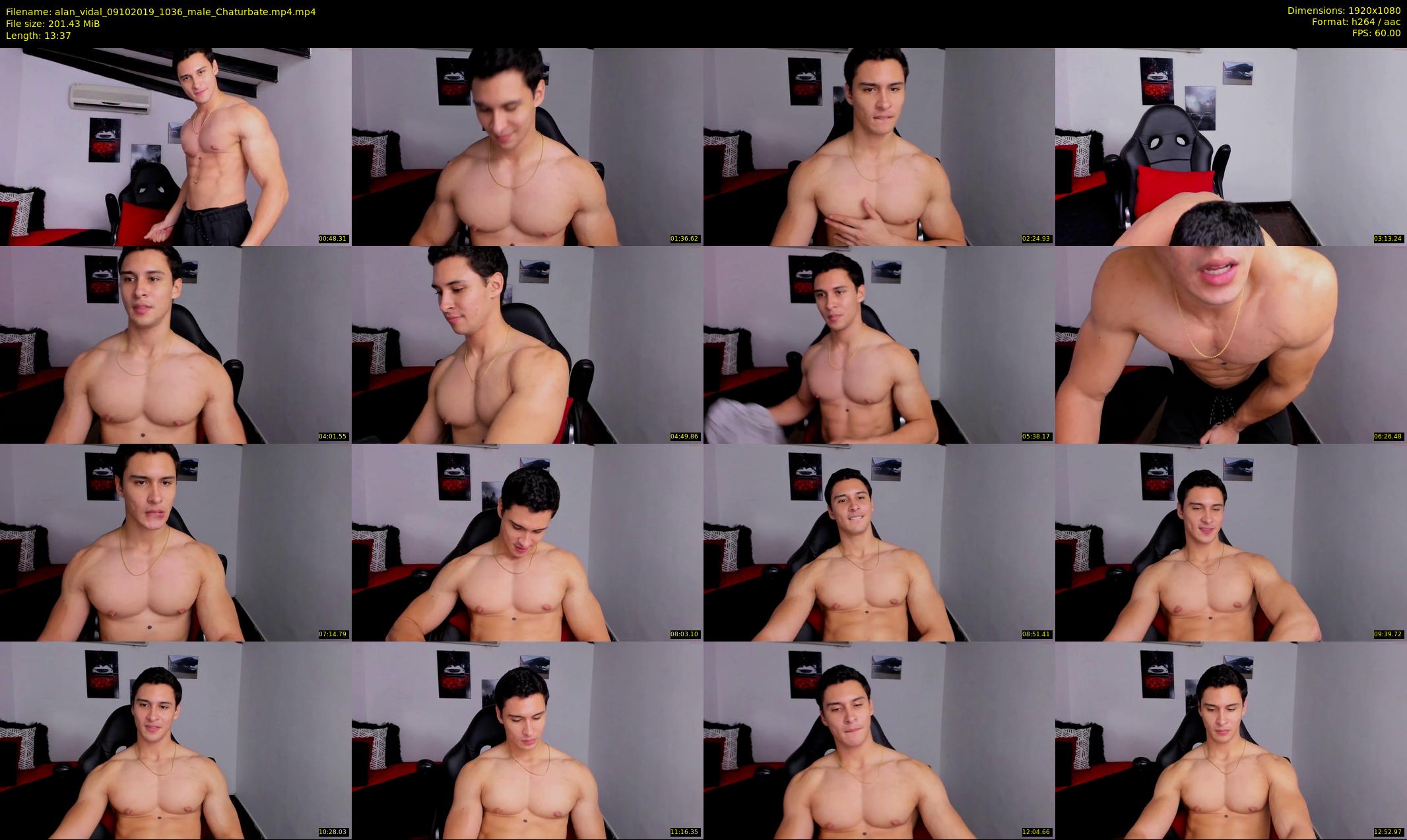 alan_vidal — 14 minute Chaturbate male cam show recording, 1080p, Oct 9, 2019