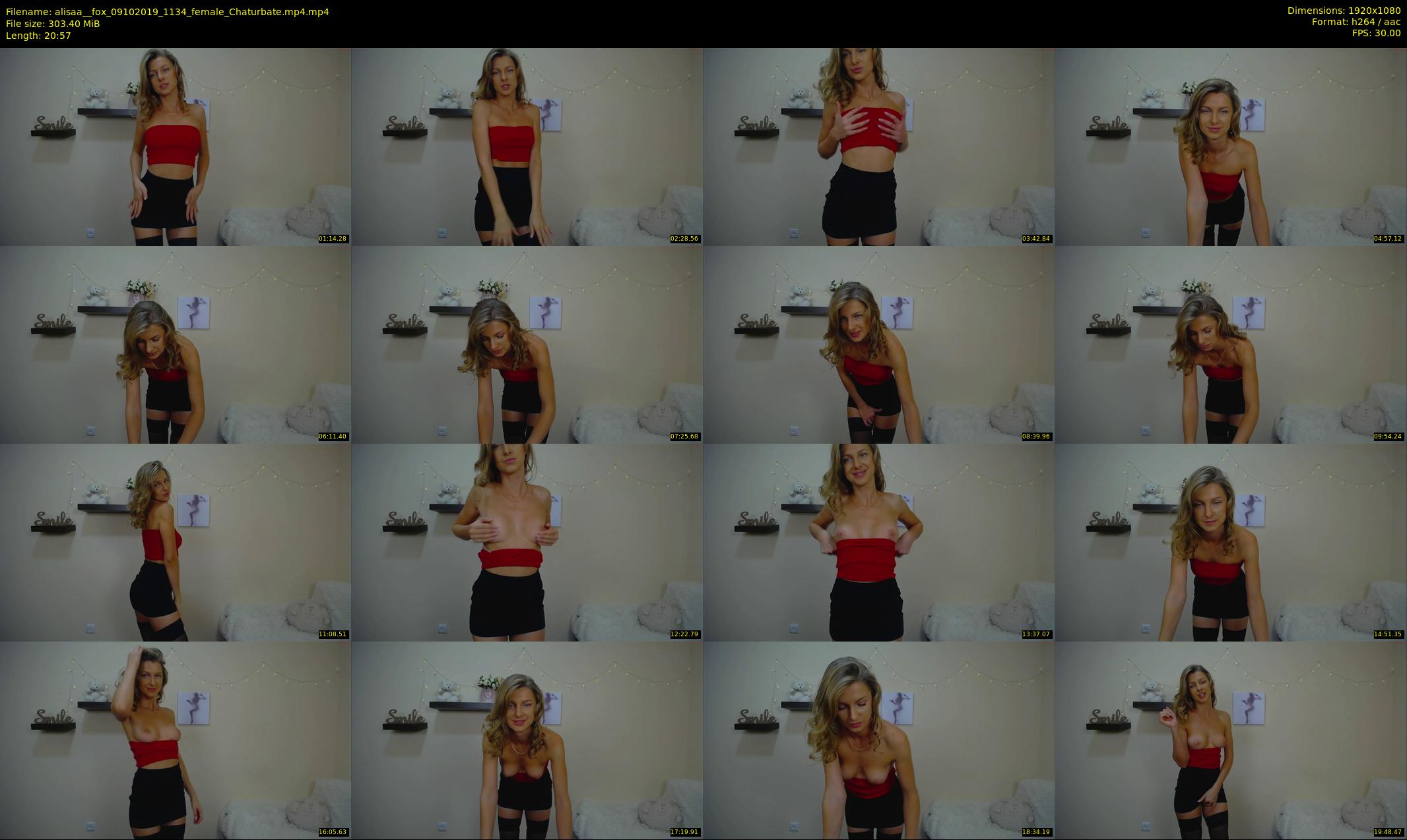 alisaa__fox — 21 minute Chaturbate female cam show recording, 1080p, Oct 9, 2019