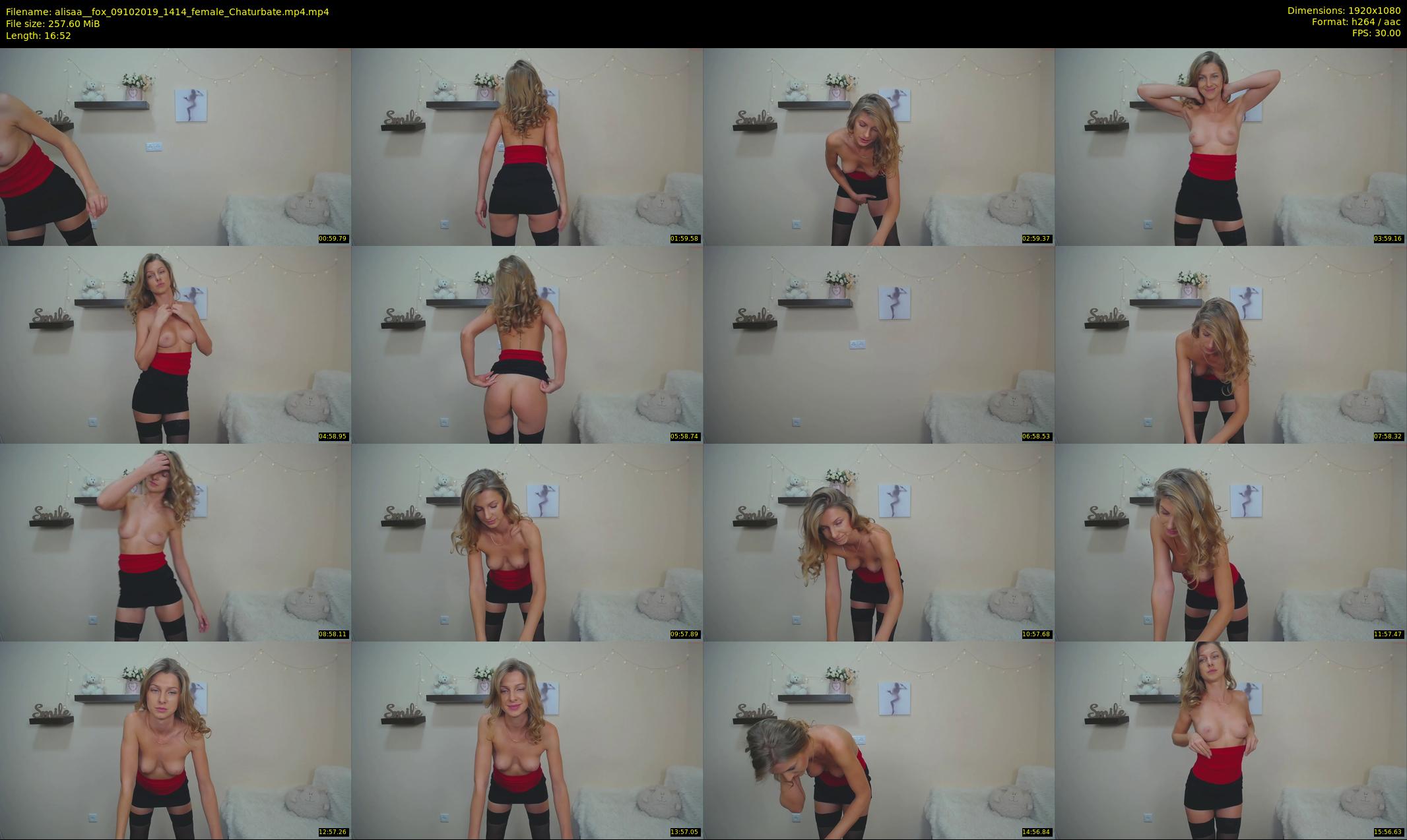 alisaa__fox — 17 minute Chaturbate female cam show recording, 1080p, Oct 9, 2019