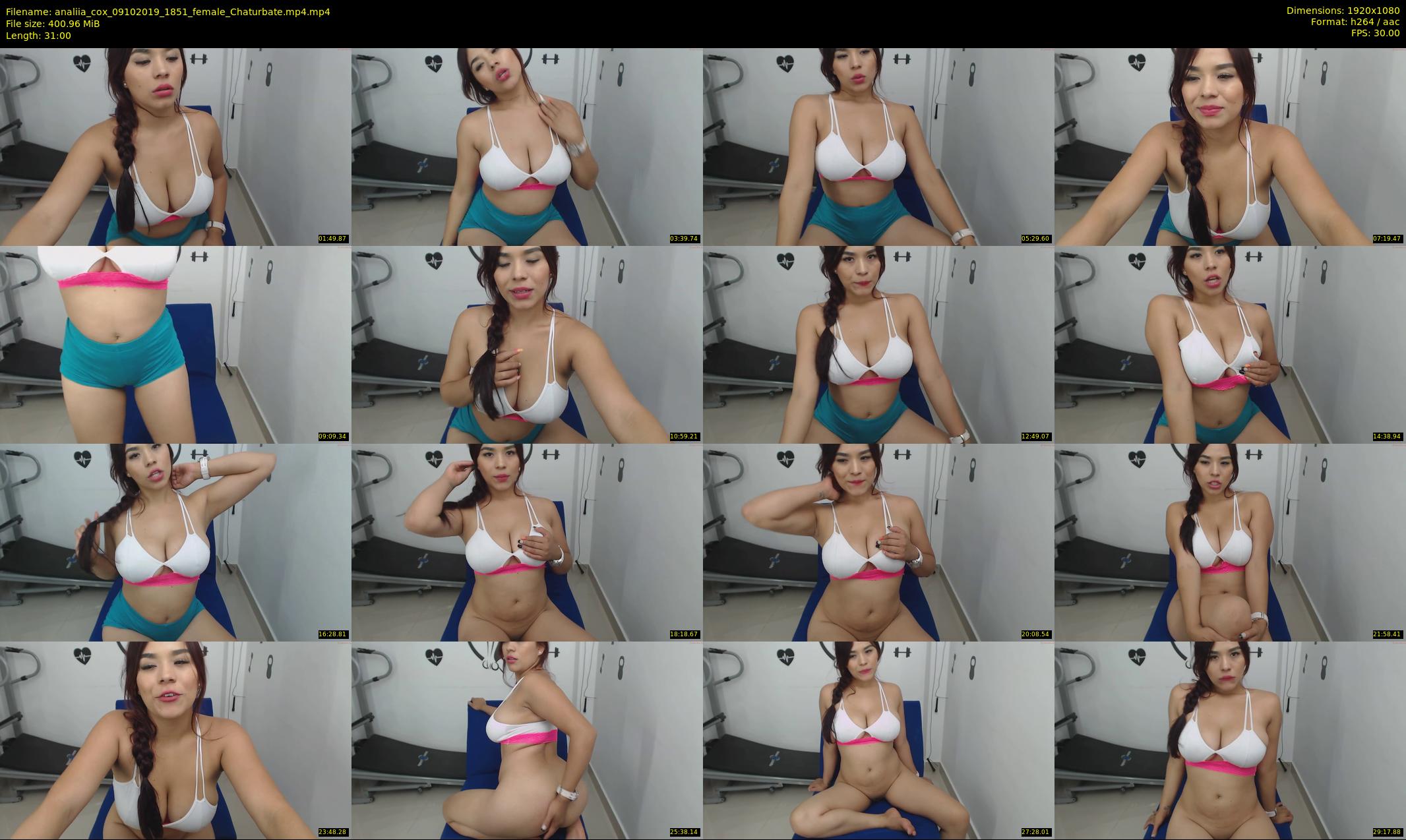 analiia_cox — 31 minute Chaturbate female cam show recording, 1080p, Oct 9, 2019