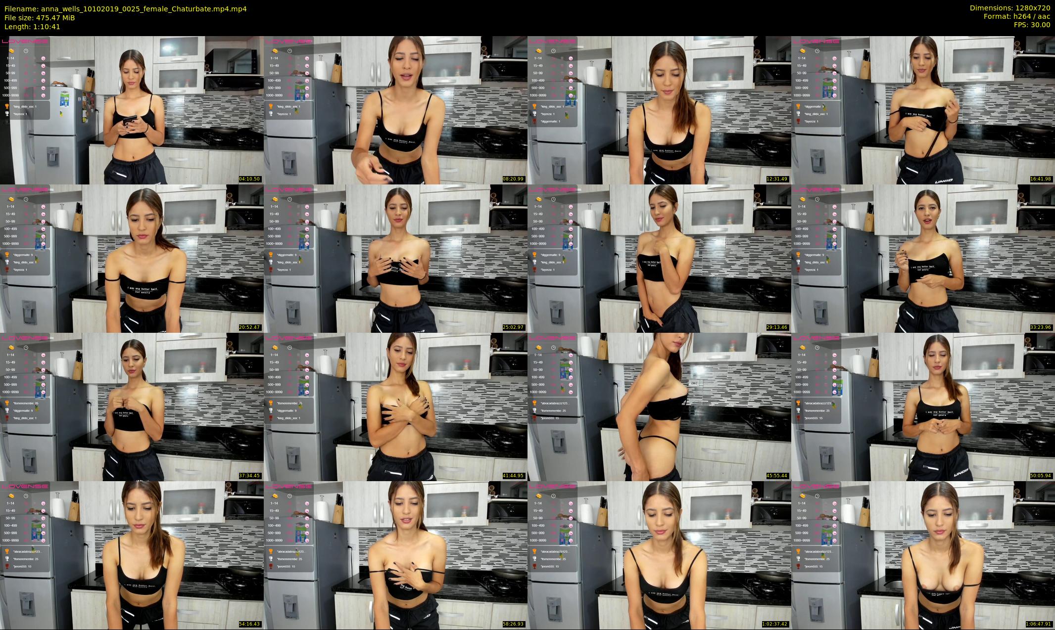 anna_wells — 71 minute Chaturbate female cam show recording, 720p, Oct 10, 2019