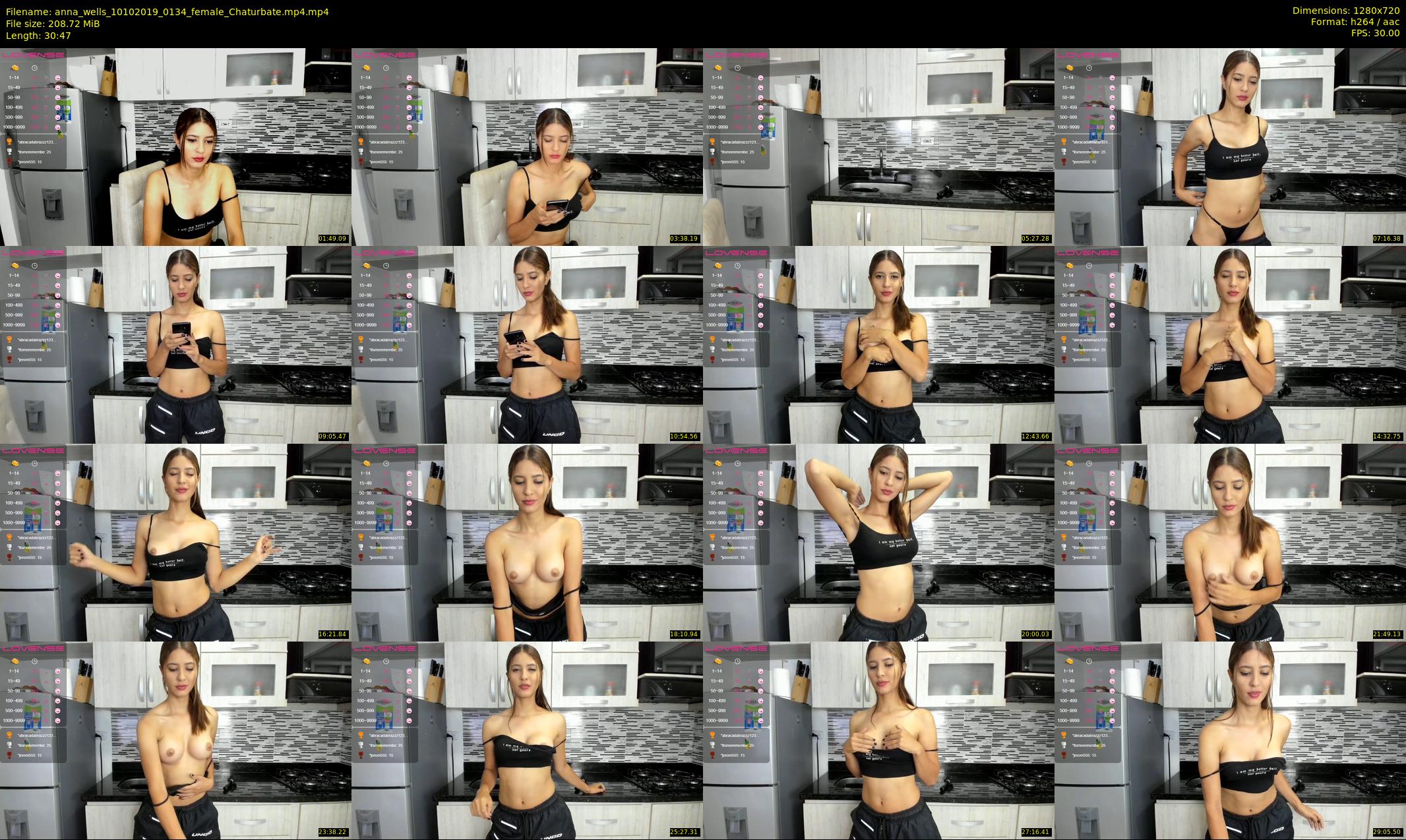 anna_wells — 31 minute Chaturbate female cam show recording, 720p, Oct 10, 2019
