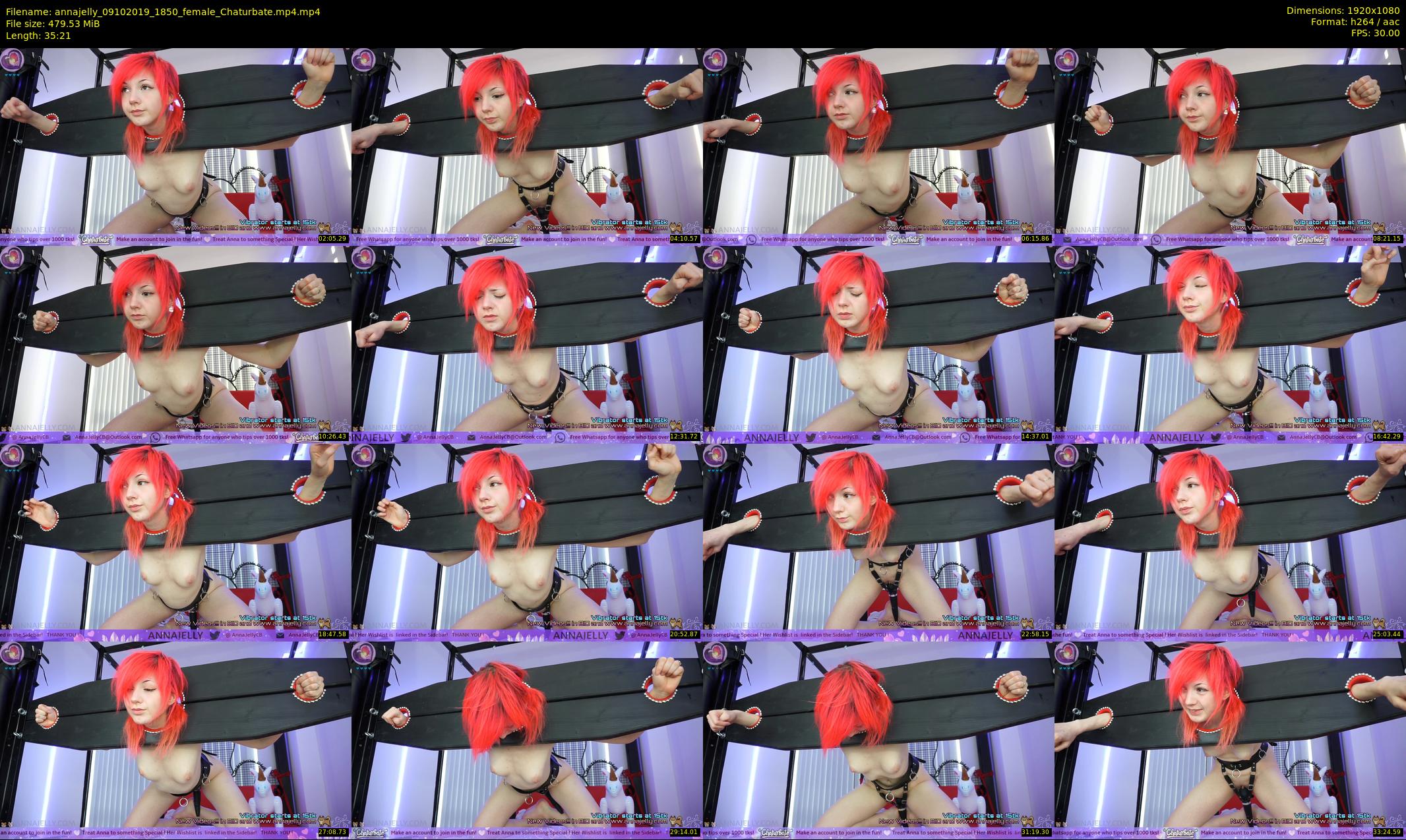 annajelly — 36 minute Chaturbate couple cam show recording, 1080p, Oct 9, 2019