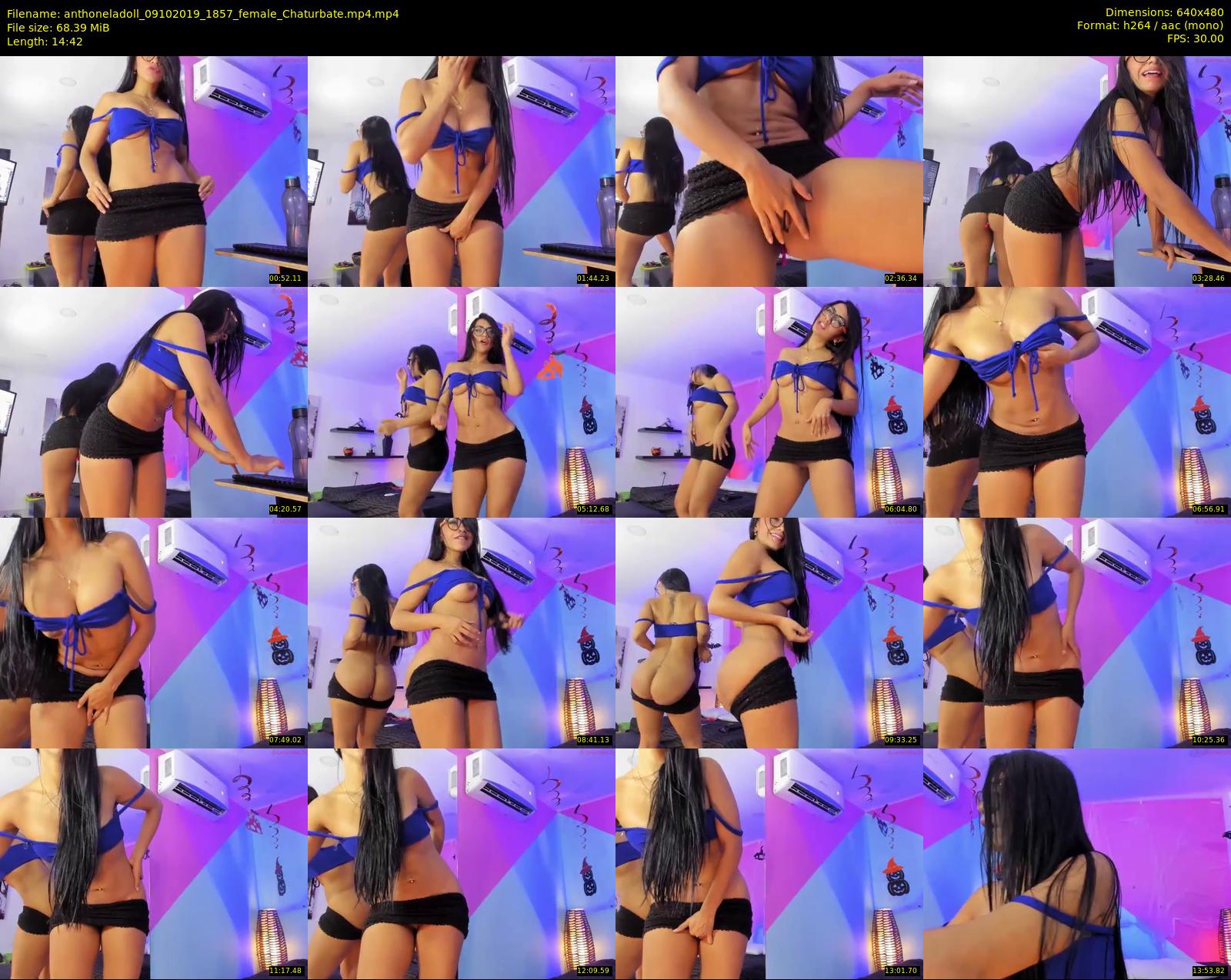 anthoneladoll — 15 minute Chaturbate female cam show recording, 480p, Oct 9, 2019