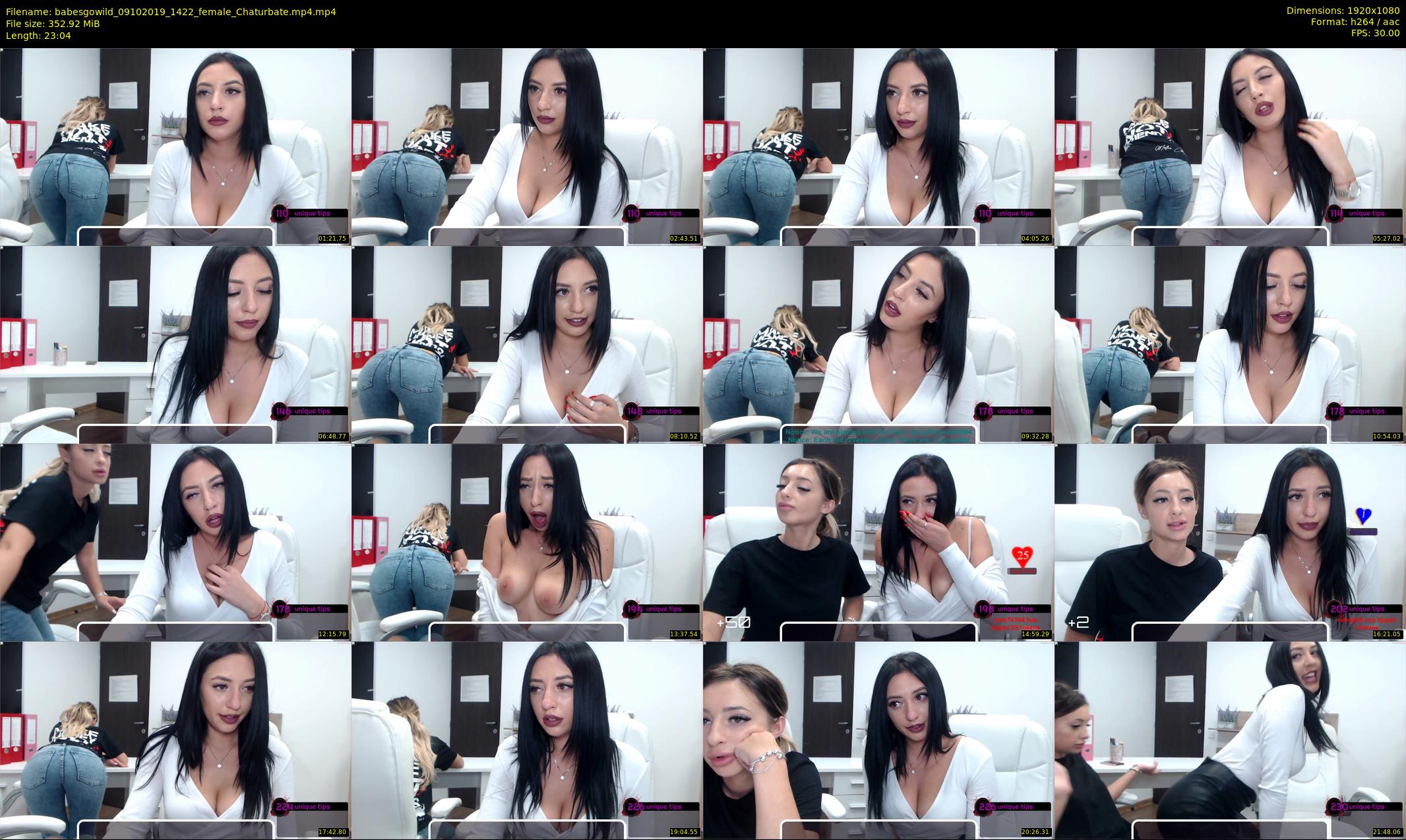 babesgowild — 24 minute Chaturbate couple cam show recording, 1080p, Oct 9, 2019