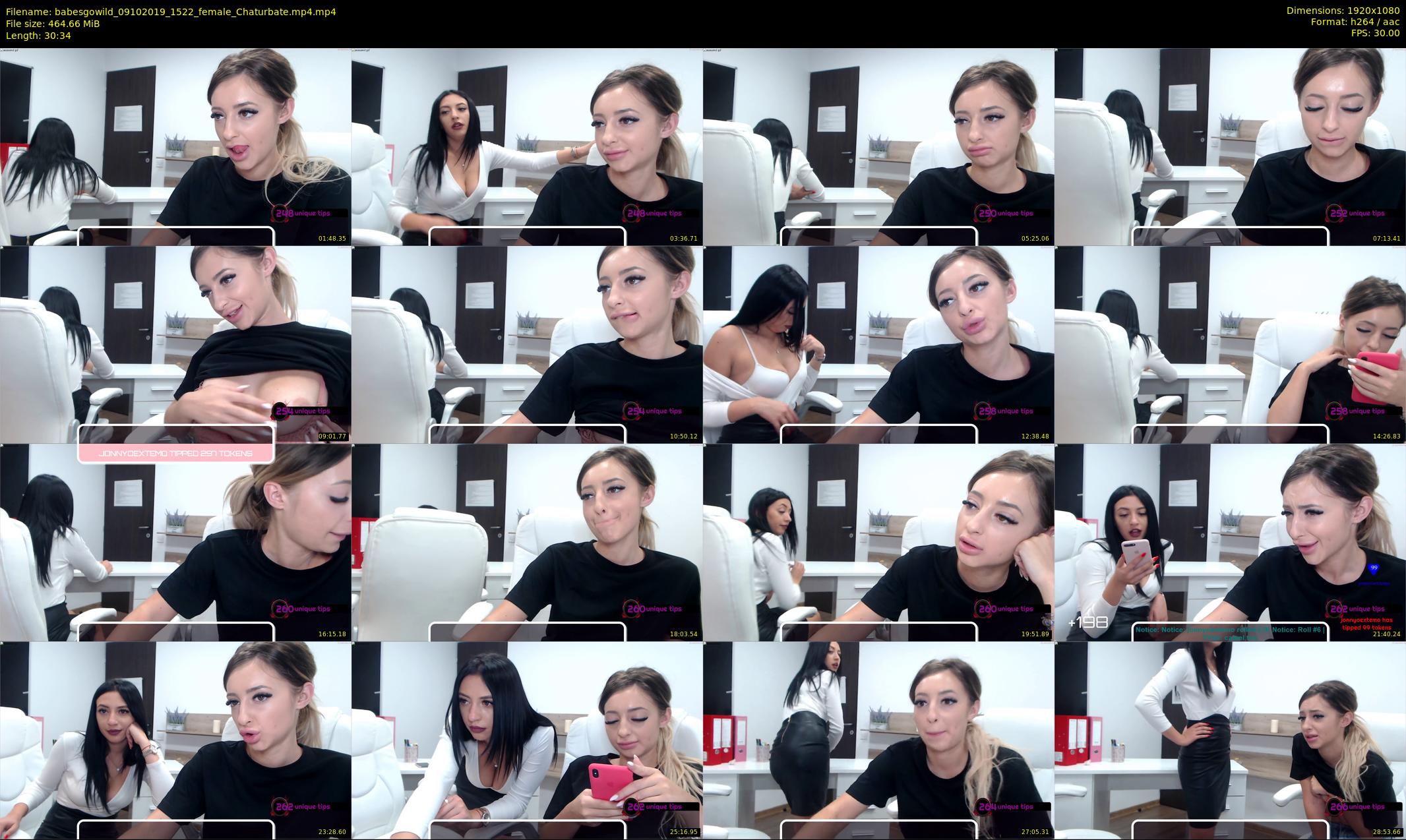 babesgowild — 31 minute Chaturbate couple cam show recording, 1080p, Oct 9, 2019