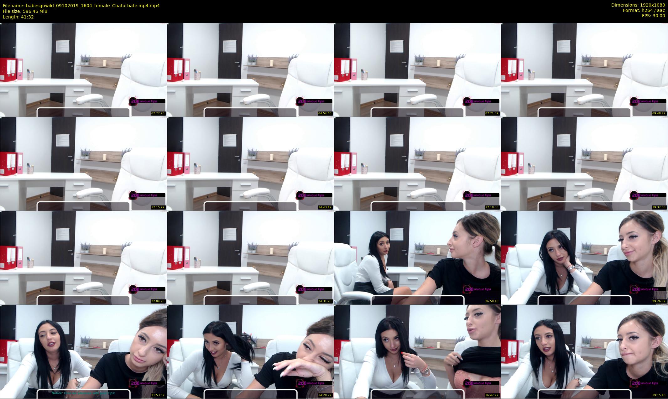 babesgowild — 42 minute Chaturbate couple cam show recording, 1080p, Oct 9, 2019