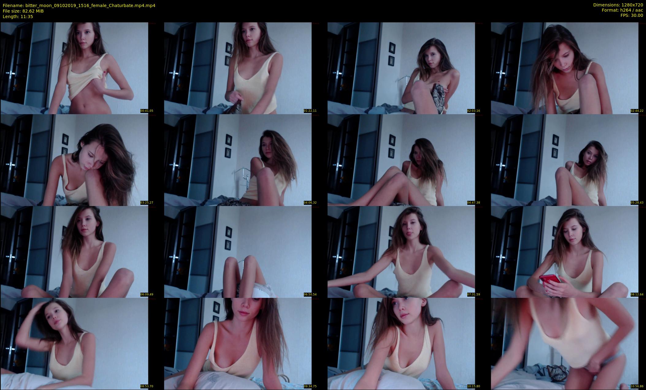 bitter_moon — 12 minute Chaturbate female cam show recording, 720p, Oct 9, 2019