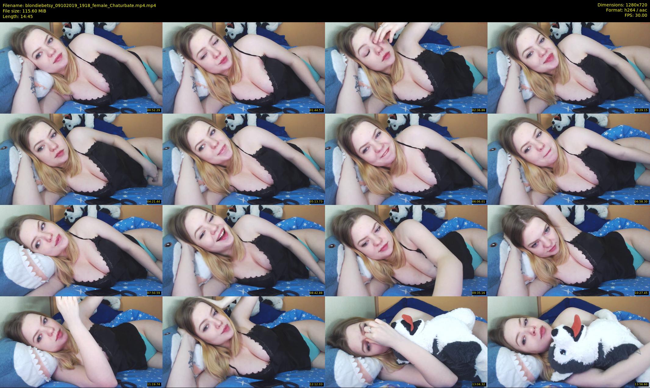 blondiebetsy — 15 minute Chaturbate female cam show recording, 720p, Oct 9, 2019