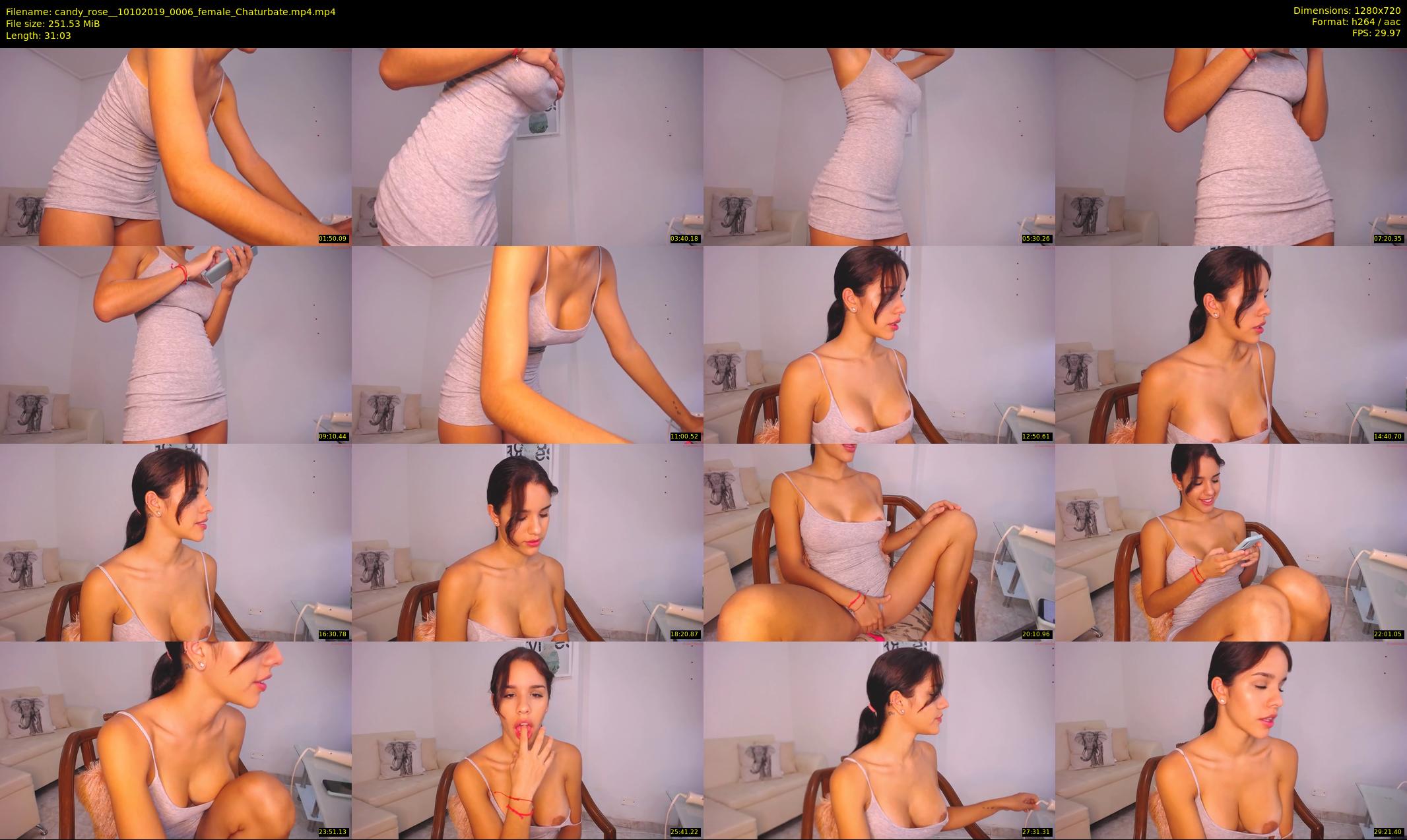 candy_rose_ — 32 minute Chaturbate female cam show recording, 720p, Oct 10, 2019