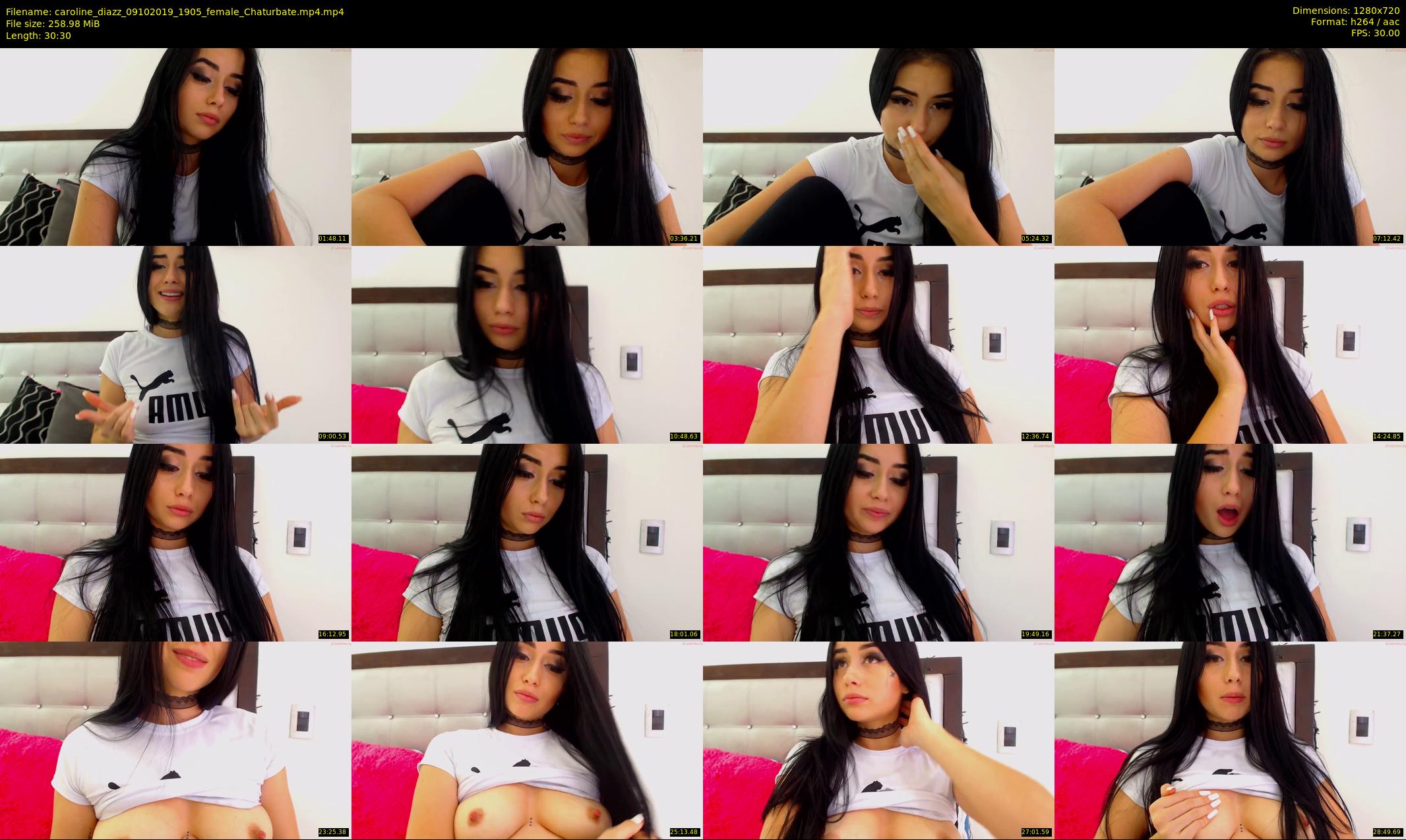 caroline_diazz — 31 minute Chaturbate female cam show recording, 720p, Oct 9, 2019