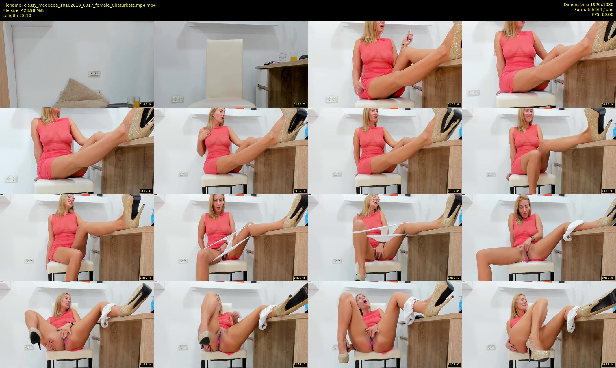 classy_medeeea — 29 minute Chaturbate female cam show recording, 1080p, Oct 10, 2019