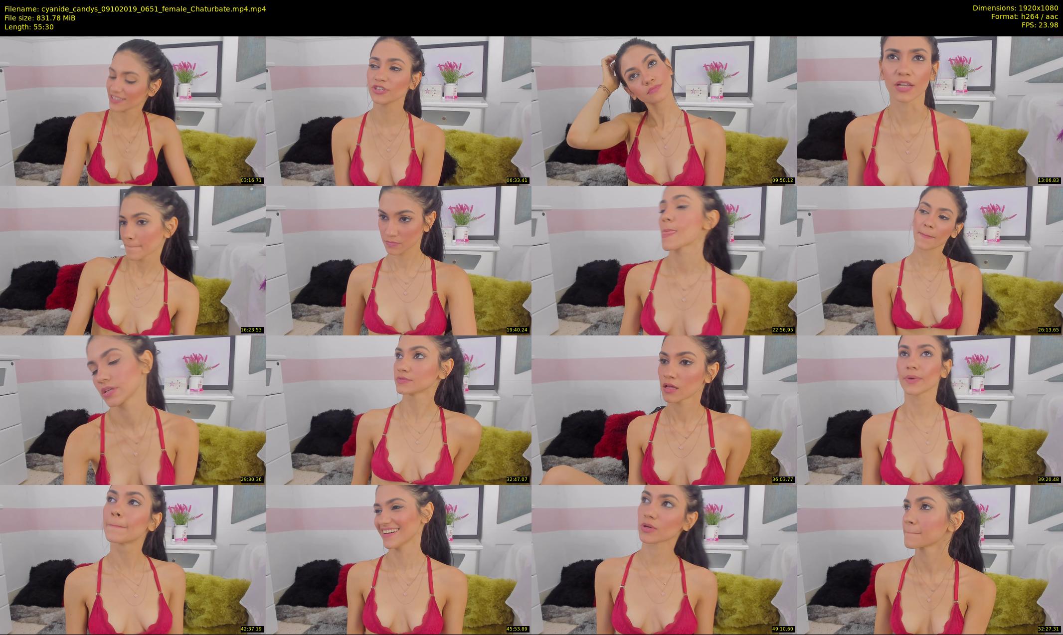 cyanide_candys — 56 minute Chaturbate female cam show recording, 1080p, Oct 9, 2019