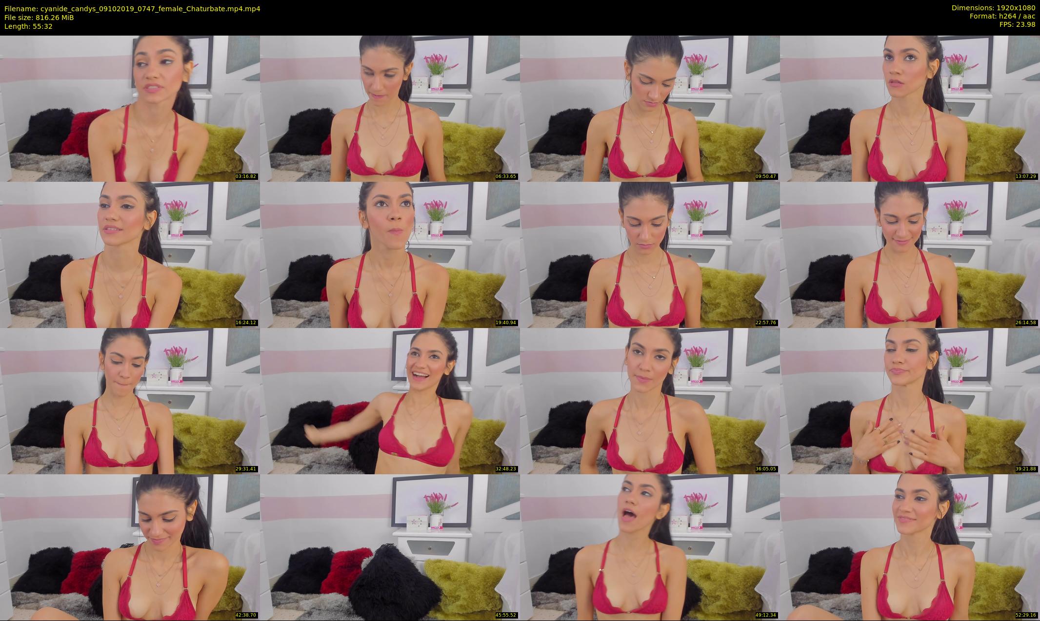 cyanide_candys — 56 minute Chaturbate female cam show recording, 1080p, Oct 9, 2019