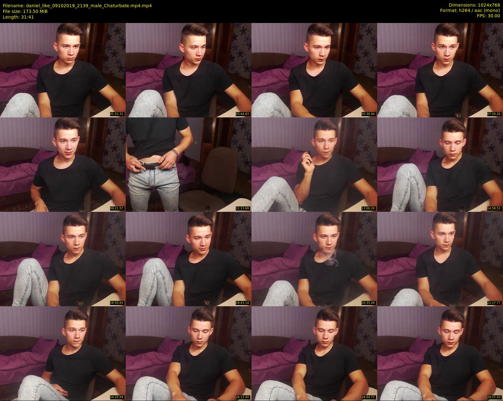 daniel_like — 32 minute Chaturbate male cam show recording, 720p, Oct 9, 2019