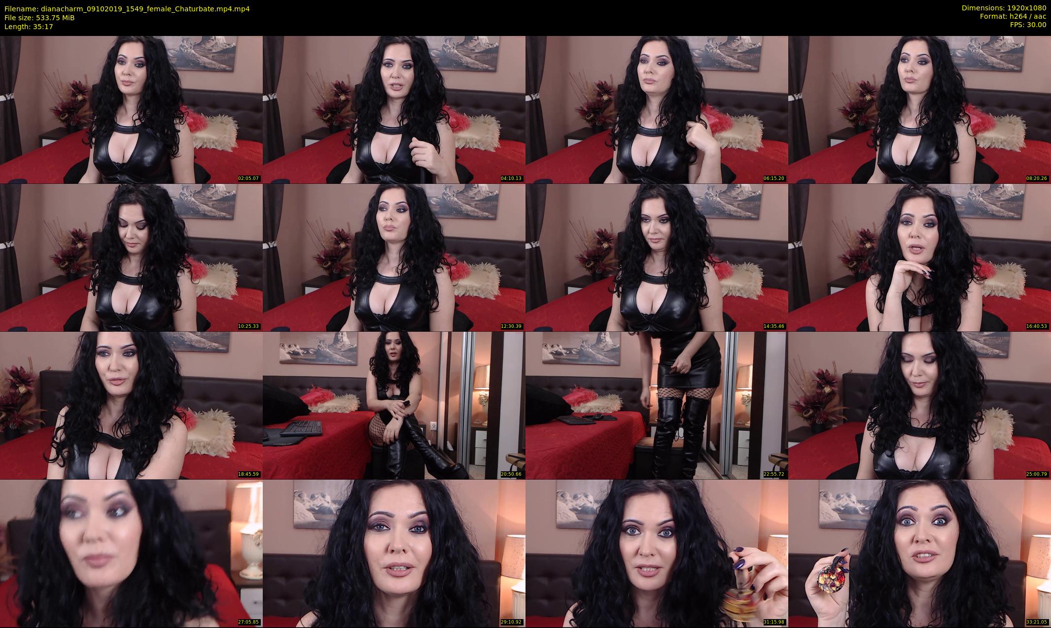 dianacharm — 36 minute Chaturbate female cam show recording, 1080p, Oct 9, 2019