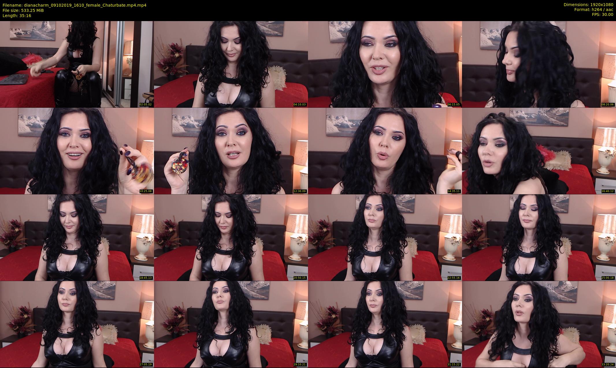 dianacharm — 36 minute Chaturbate female cam show recording, 1080p, Oct 9, 2019