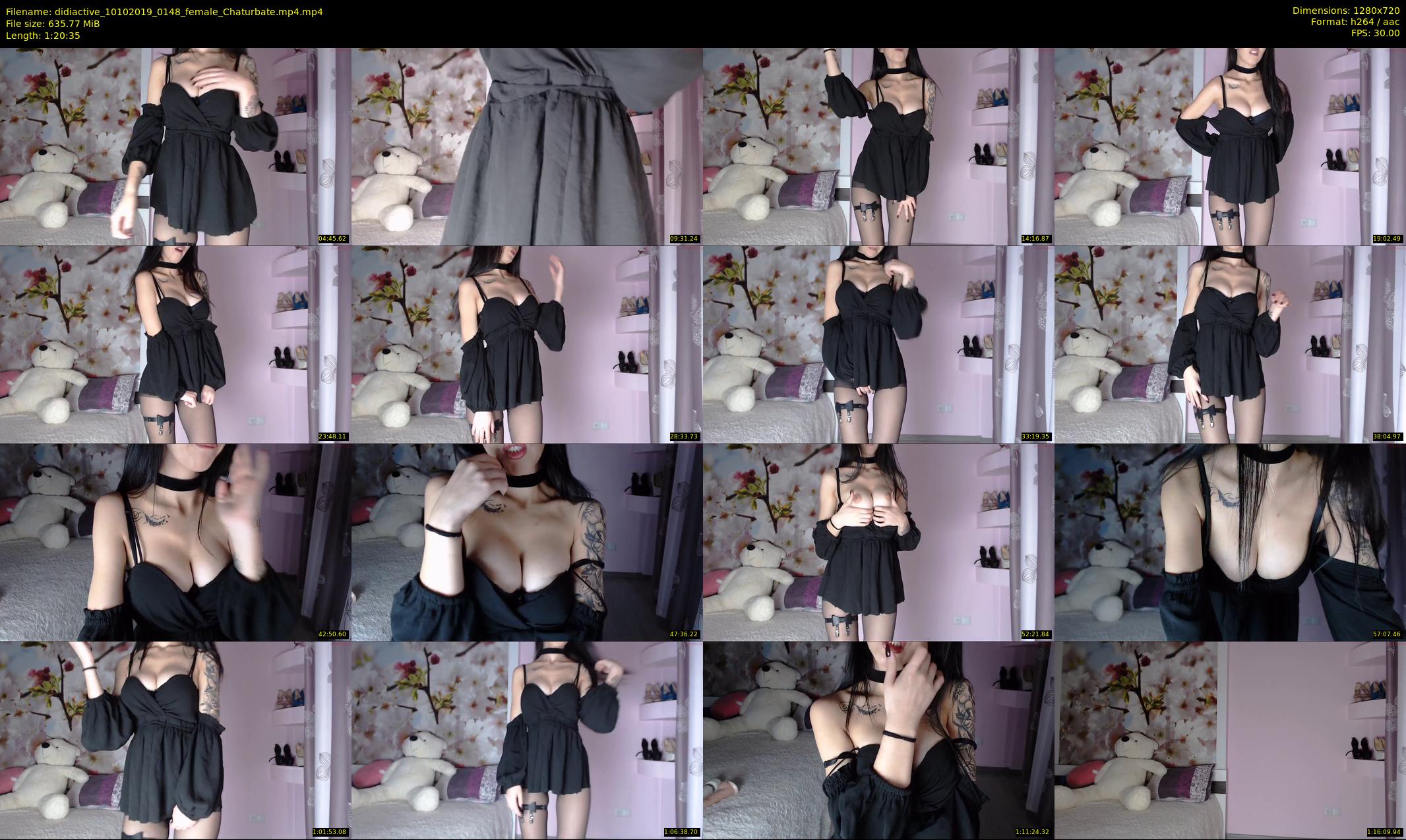 didiactive — 81 minute Chaturbate female cam show recording, 720p, Oct 10, 2019