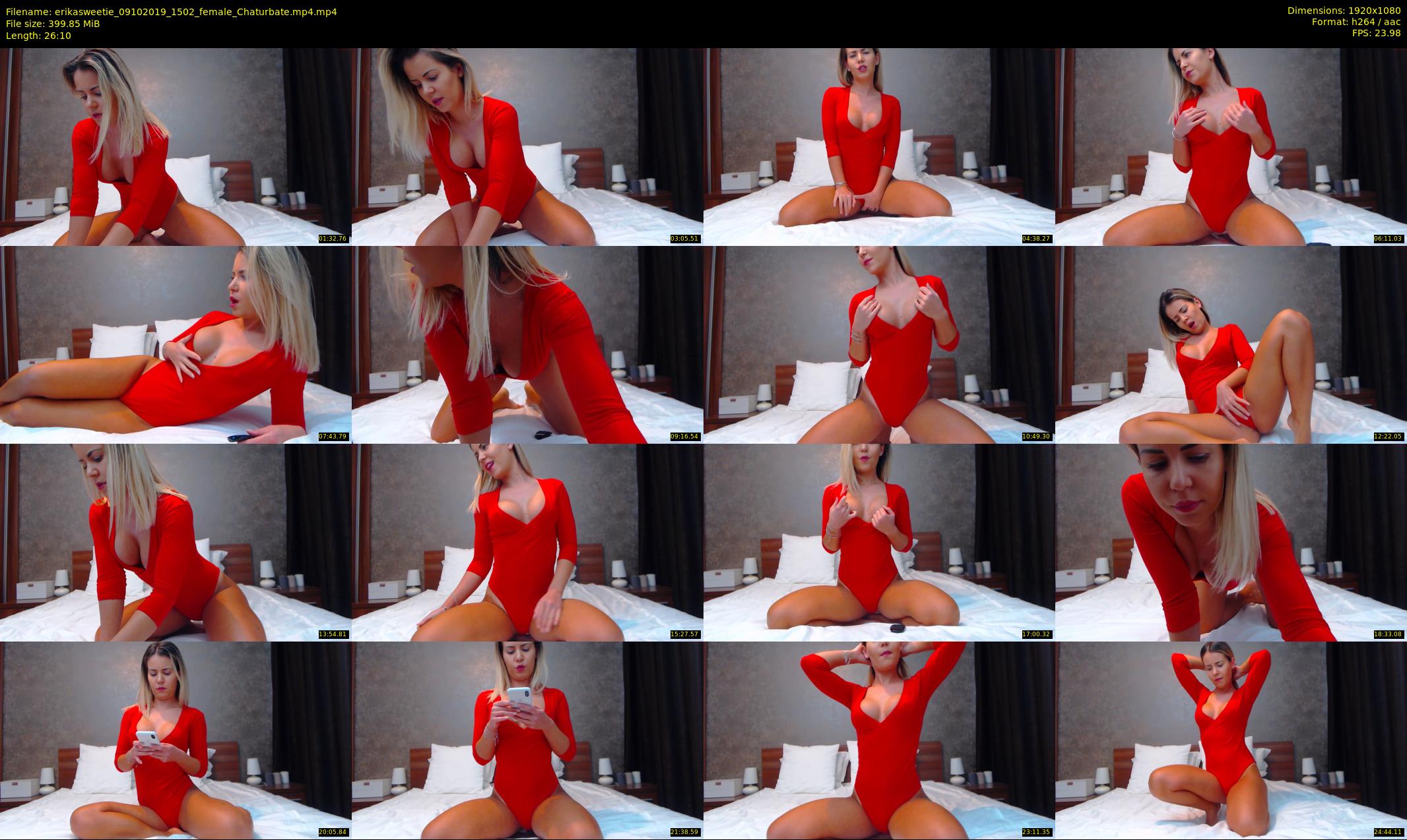erikasweetie — 27 minute Chaturbate female cam show recording, 1080p, Oct 9, 2019