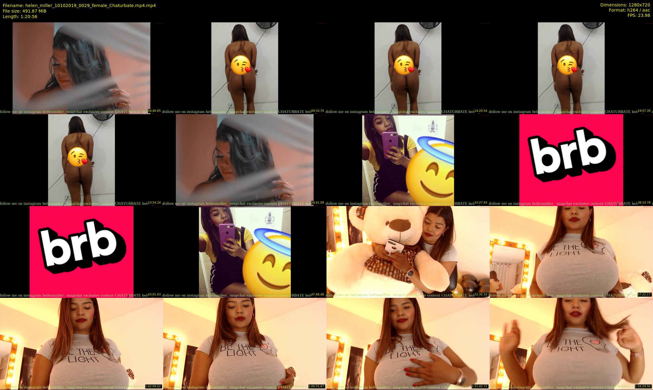 helen_miller — 81 minute Chaturbate female cam show recording, 720p, Oct 10, 2019
