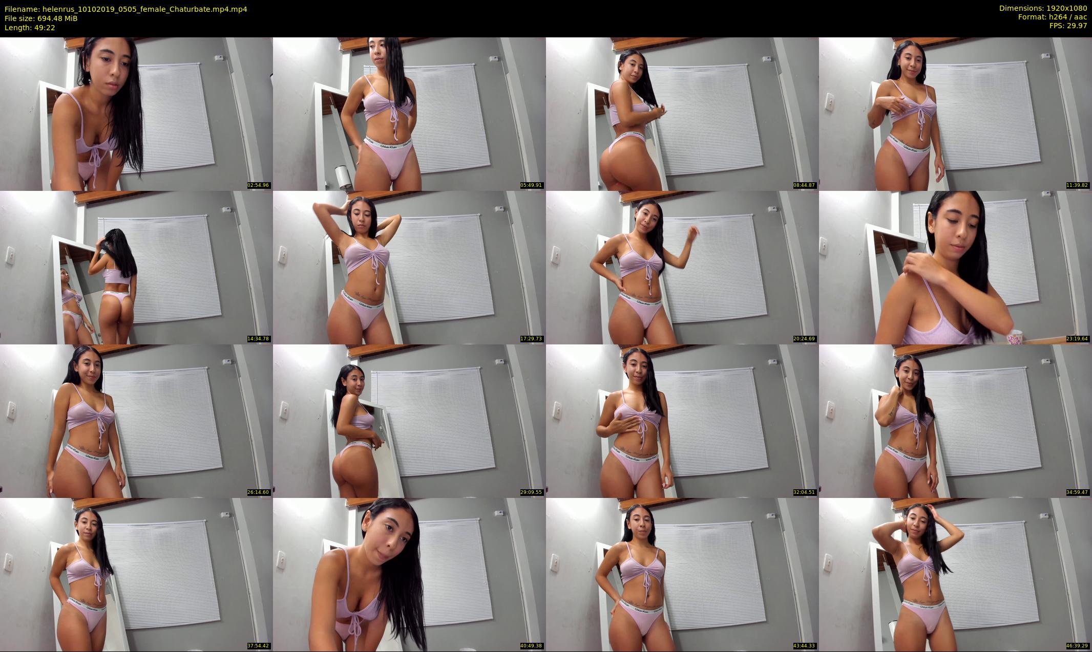 helenrus — 50 minute Chaturbate female cam show recording, 1080p, Oct 10, 2019