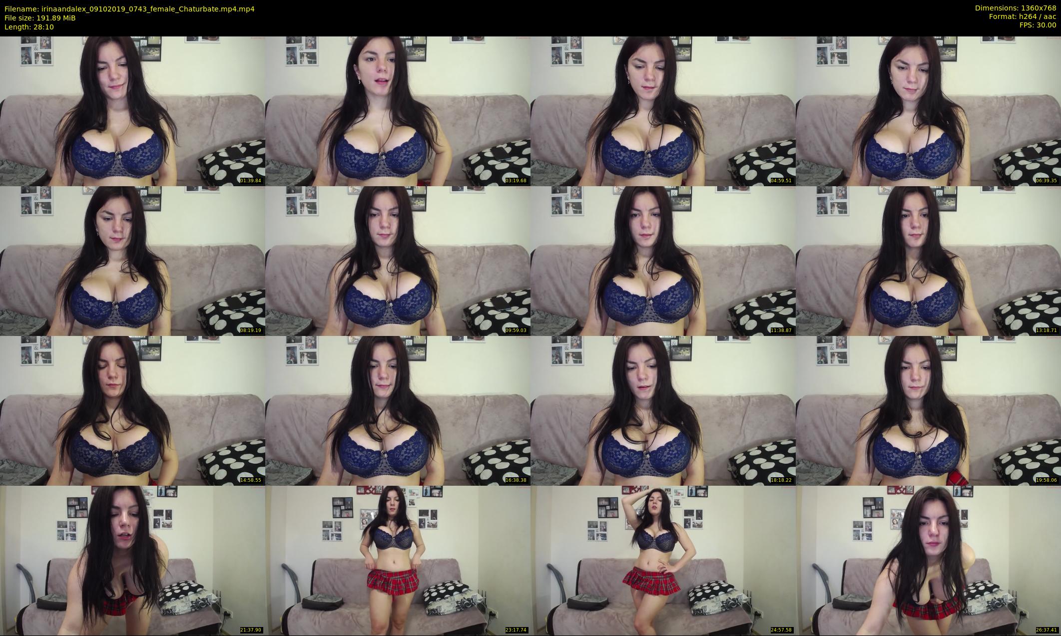 irinaandalex — 29 minute Chaturbate couple cam show recording, 720p, Oct 9, 2019