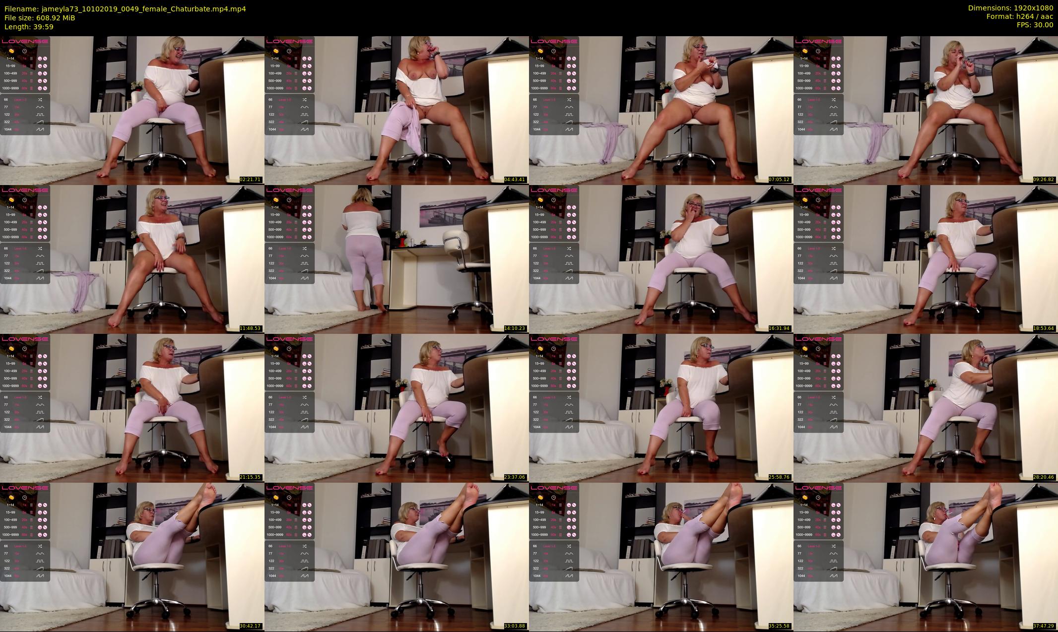 jameyla73 — 40 minute Chaturbate female cam show recording, 1080p, Oct 10, 2019
